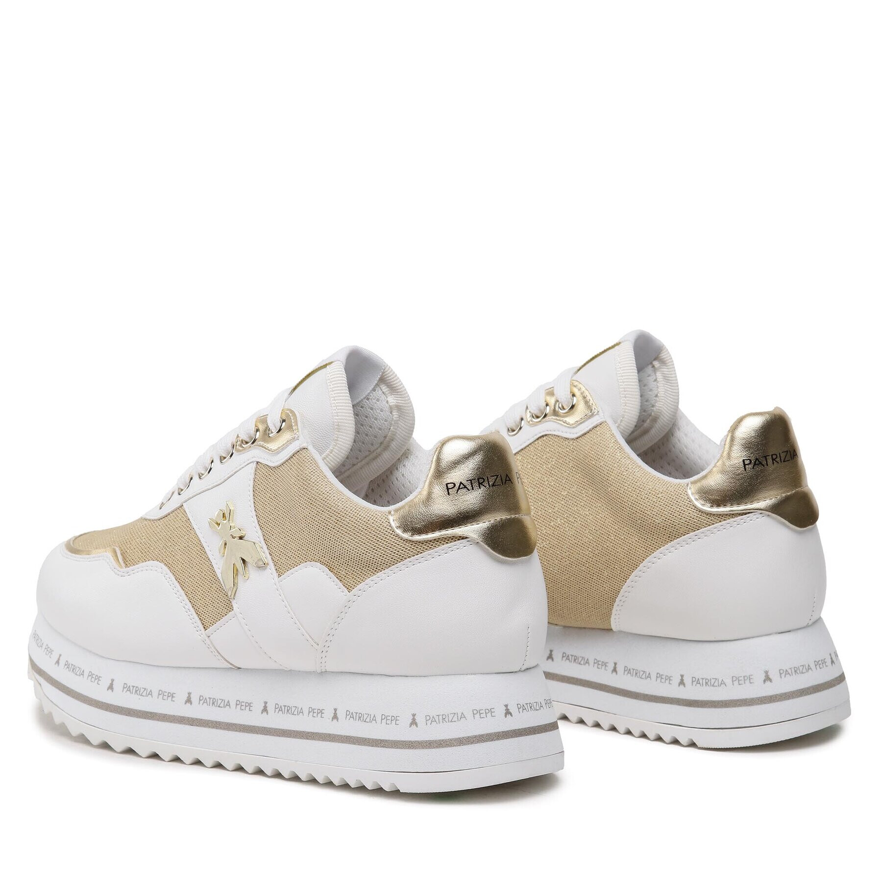 Patrizia Pepe Sneakers PJ218.27 S Alb - Pled.ro