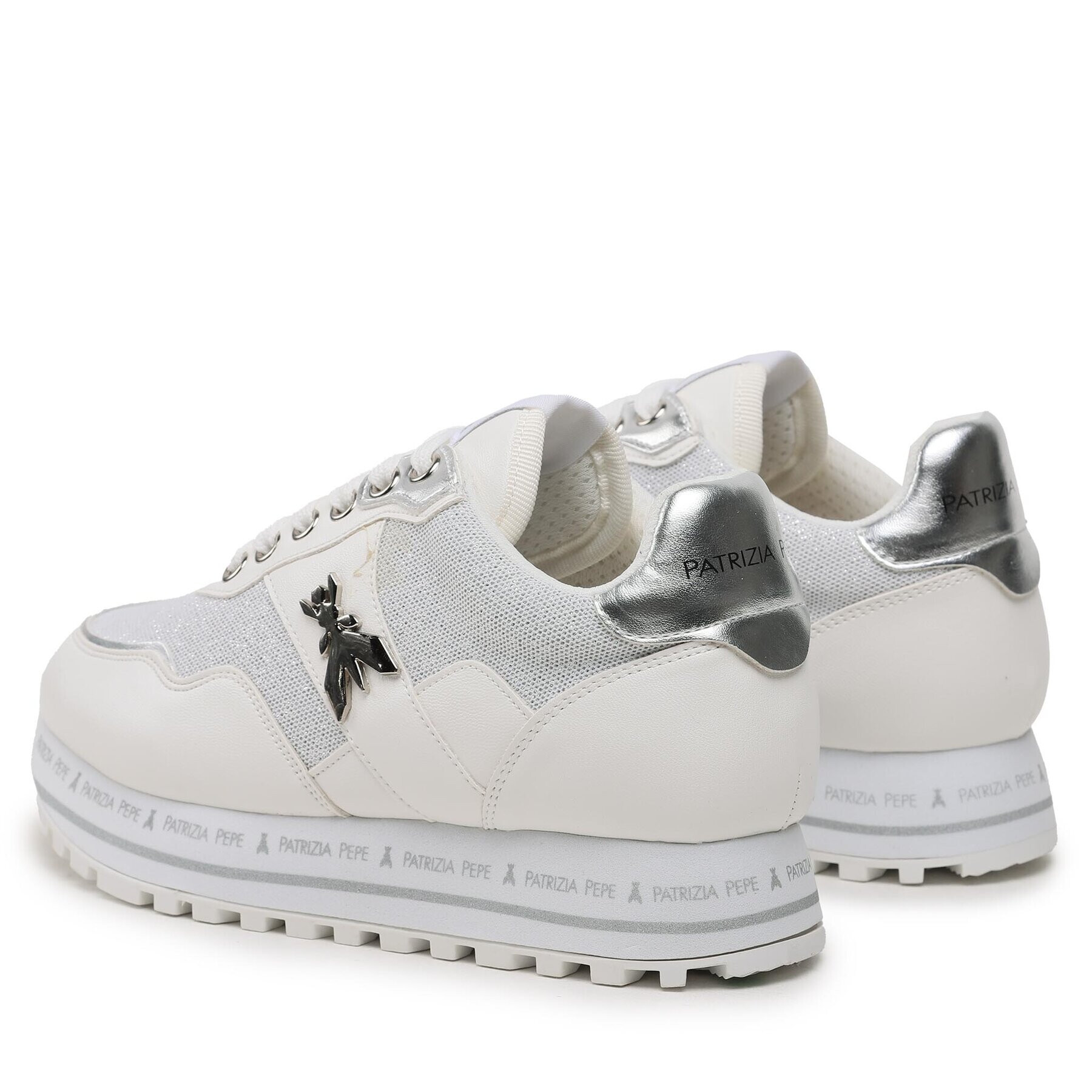 Patrizia Pepe Sneakers PJ218.30 M Alb - Pled.ro