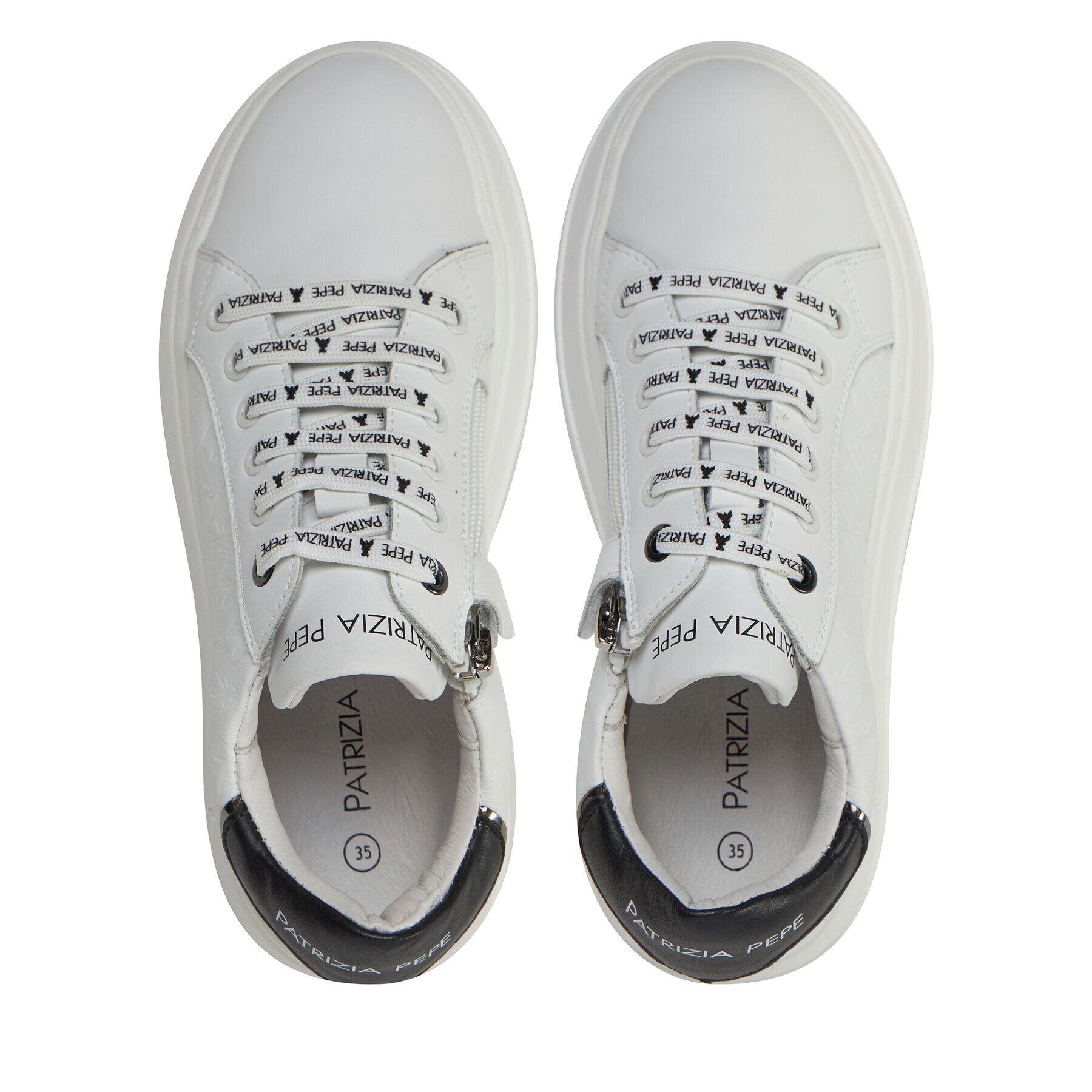 Patrizia Pepe Sneakers PPJ750 Alb - Pled.ro