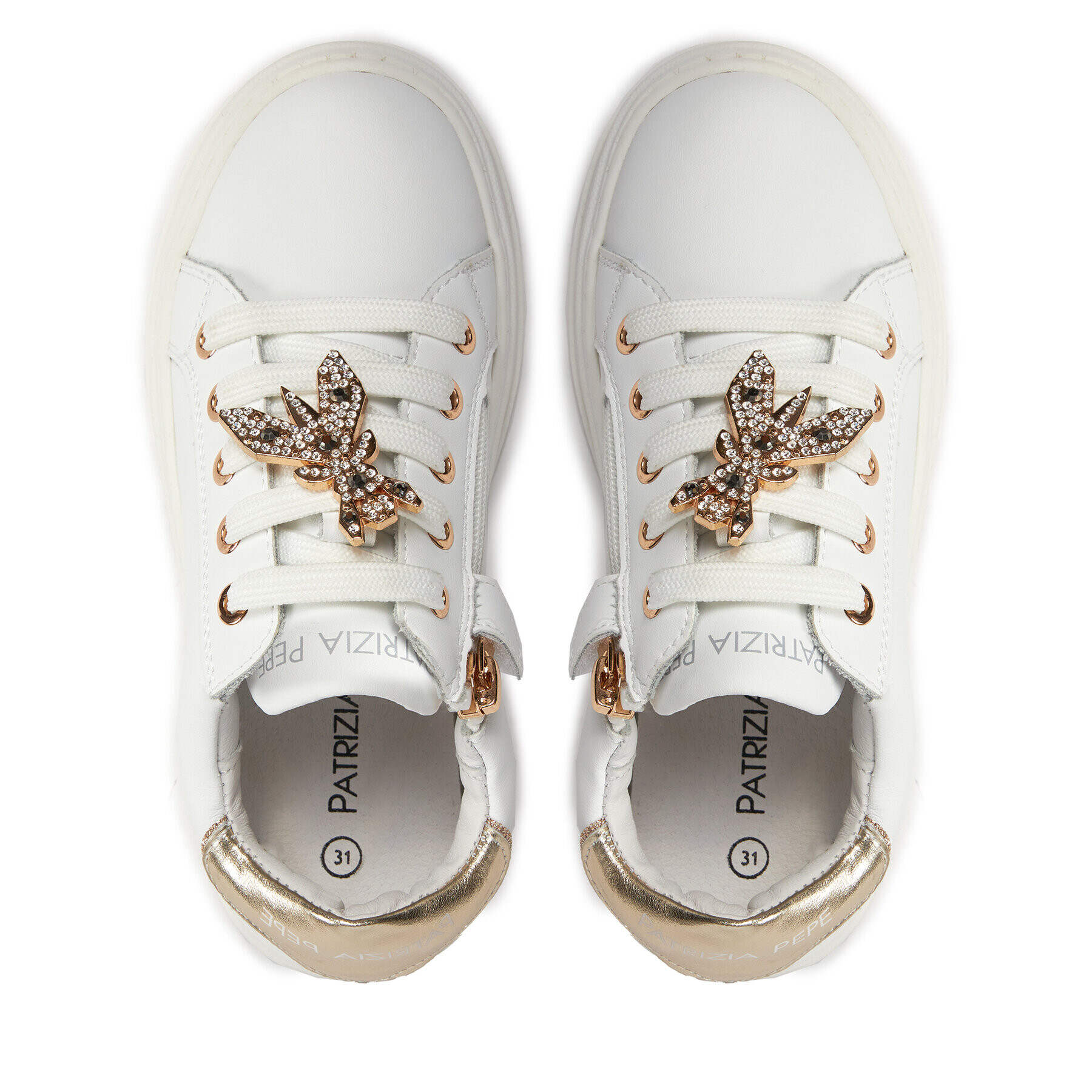 Patrizia Pepe Sneakers PPJ751.06 M Alb - Pled.ro