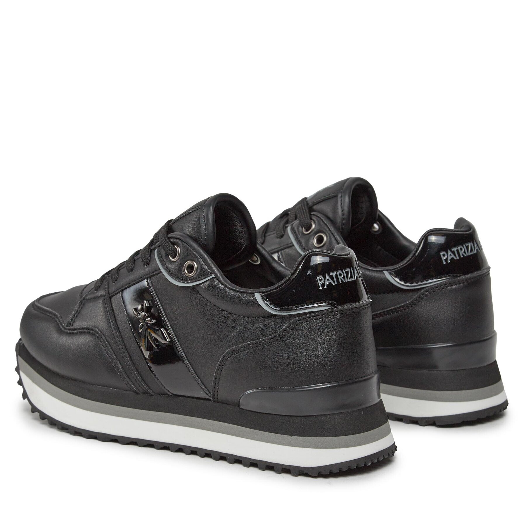 Patrizia Pepe Sneakers PPJ765.01 S Negru - Pled.ro