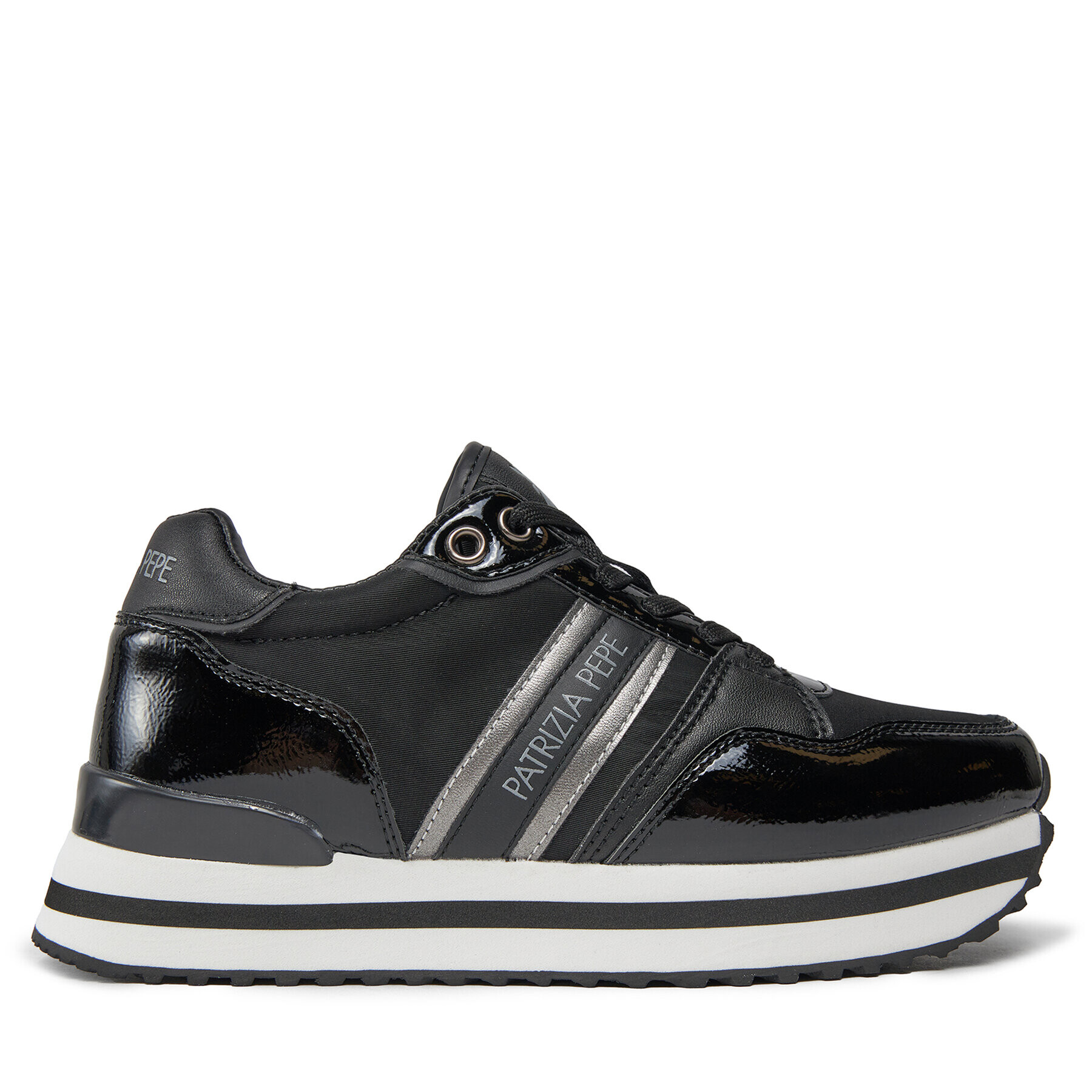 Patrizia Pepe Sneakers PPJ767.01 S Negru - Pled.ro