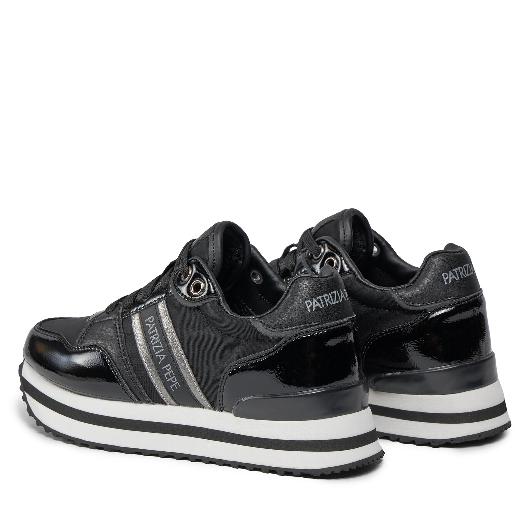 Patrizia Pepe Sneakers PPJ767.01 S Negru - Pled.ro