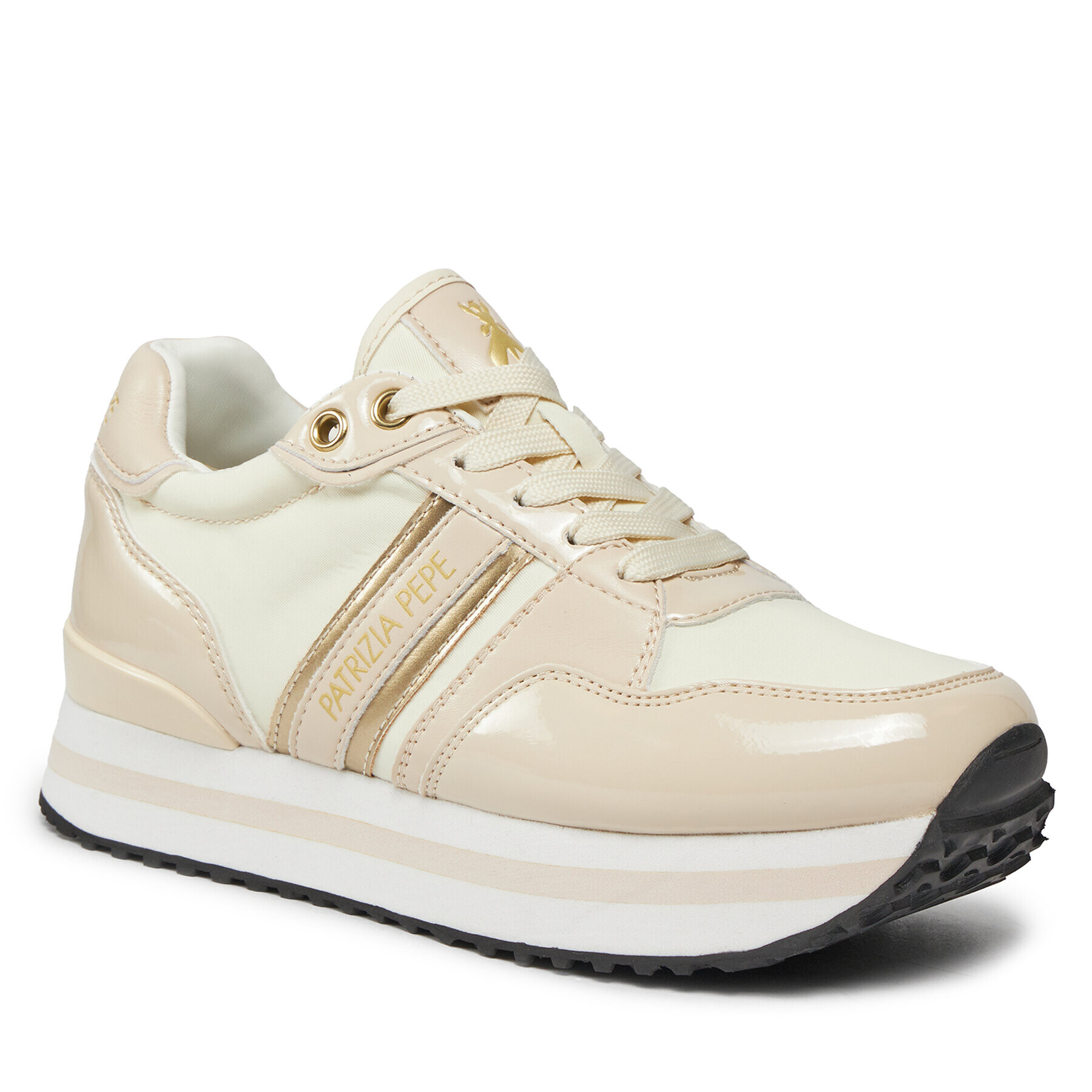 Patrizia Pepe Sneakers PPJ767.02 M Écru - Pled.ro