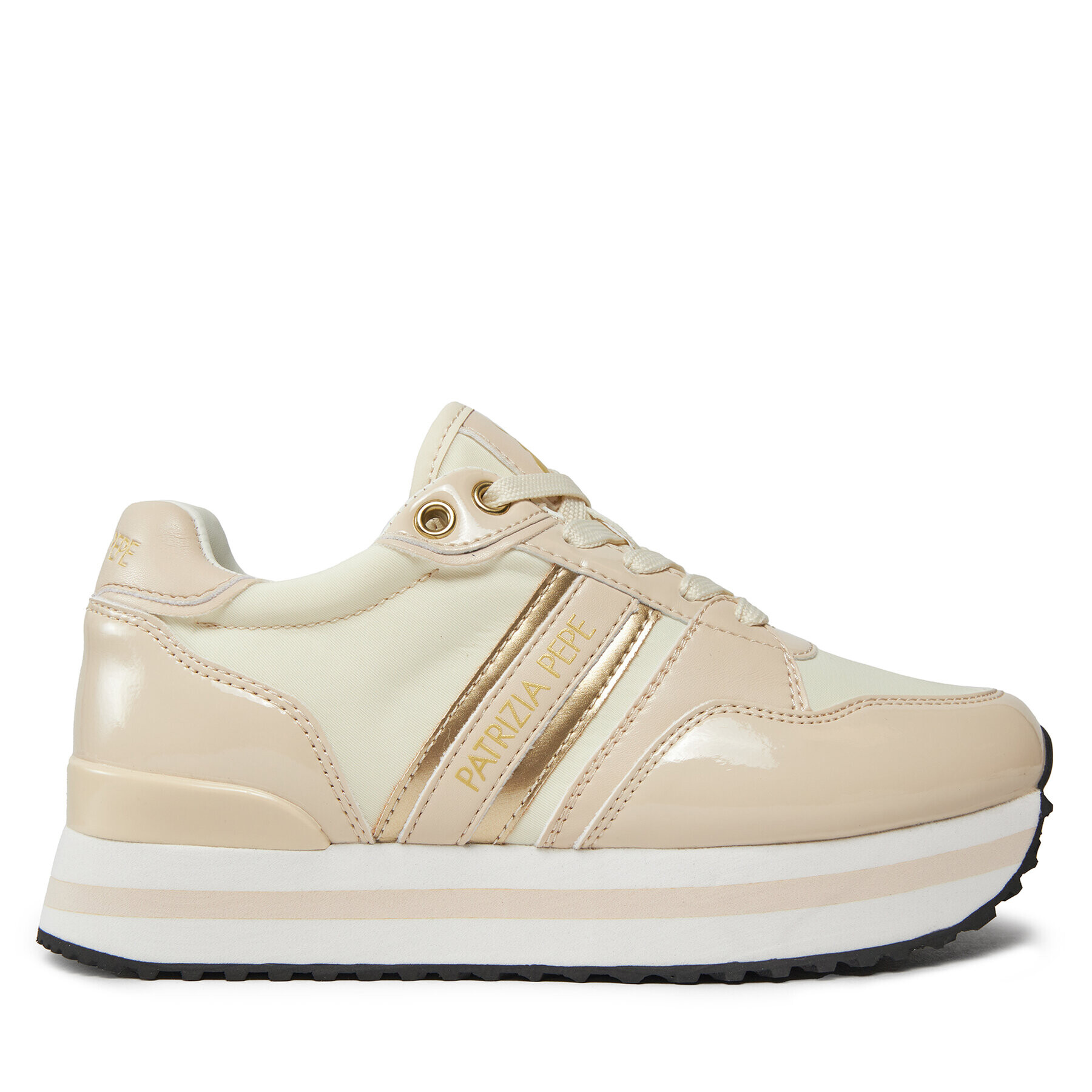 Patrizia Pepe Sneakers PPJ767.02 M Écru - Pled.ro