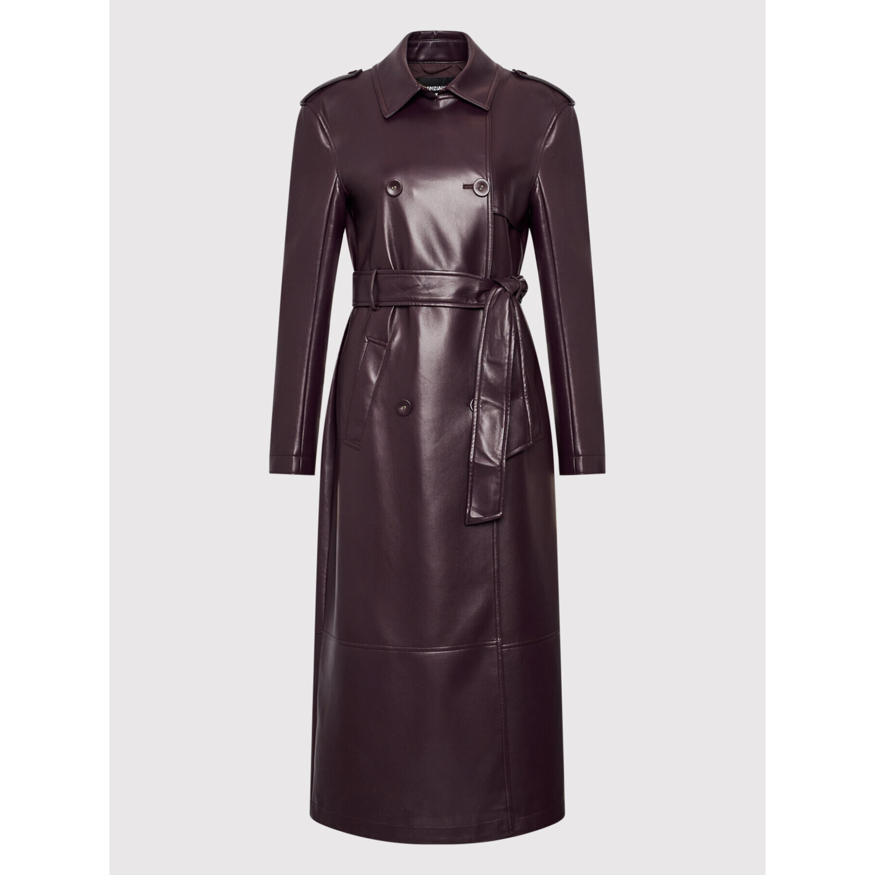 Patrizia Pepe Trench 8O0027/E005-M424 Violet Regular Fit - Pled.ro