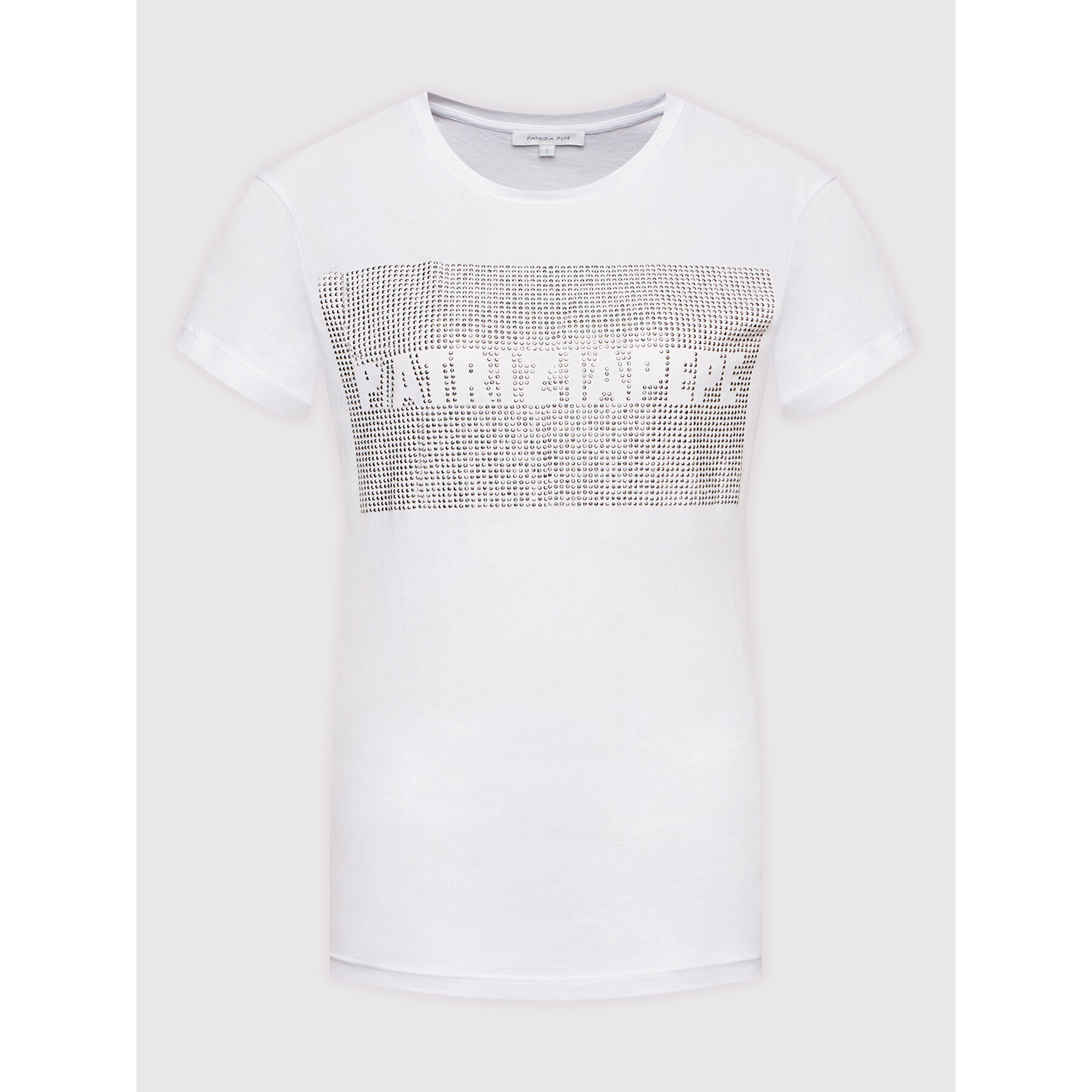 Patrizia Pepe Tricou 8M1395/J4V5-W103 Alb Regular Fit - Pled.ro