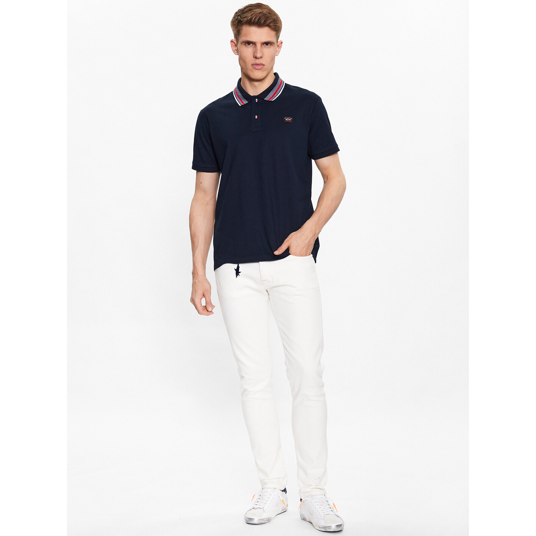 Paul&Shark Blugi 23414102 Écru Slim Fit - Pled.ro