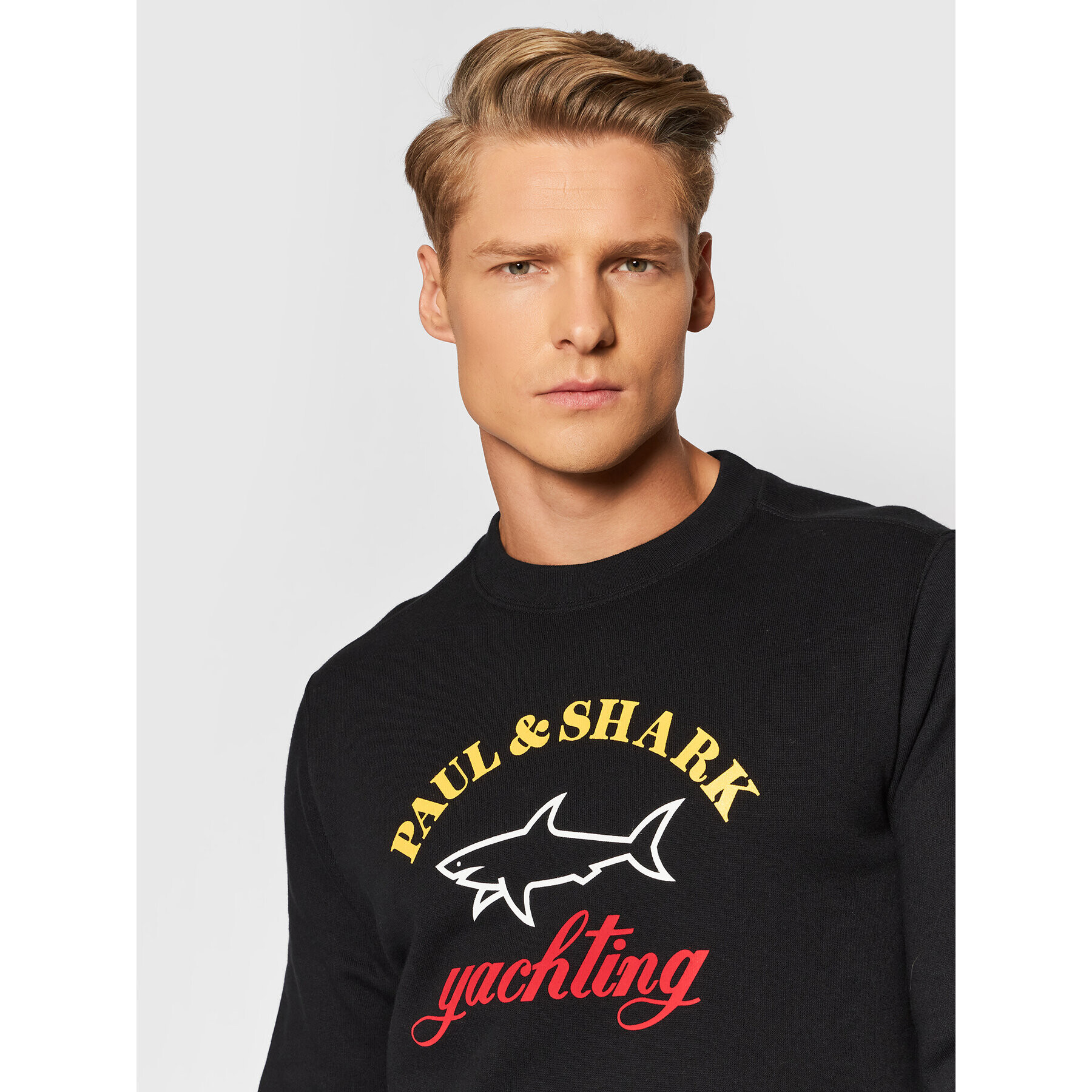 Paul&Shark Bluză C0P1095 Negru Regular Fit - Pled.ro