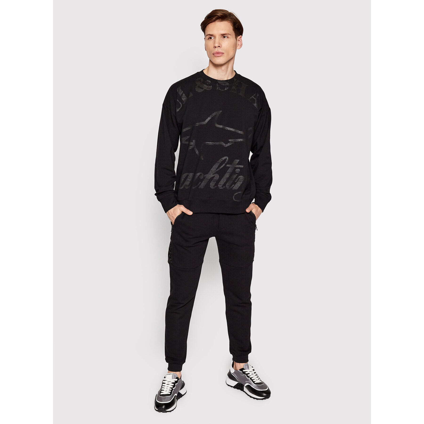 Paul&Shark Bluză 22411879 Negru Regular Fit - Pled.ro