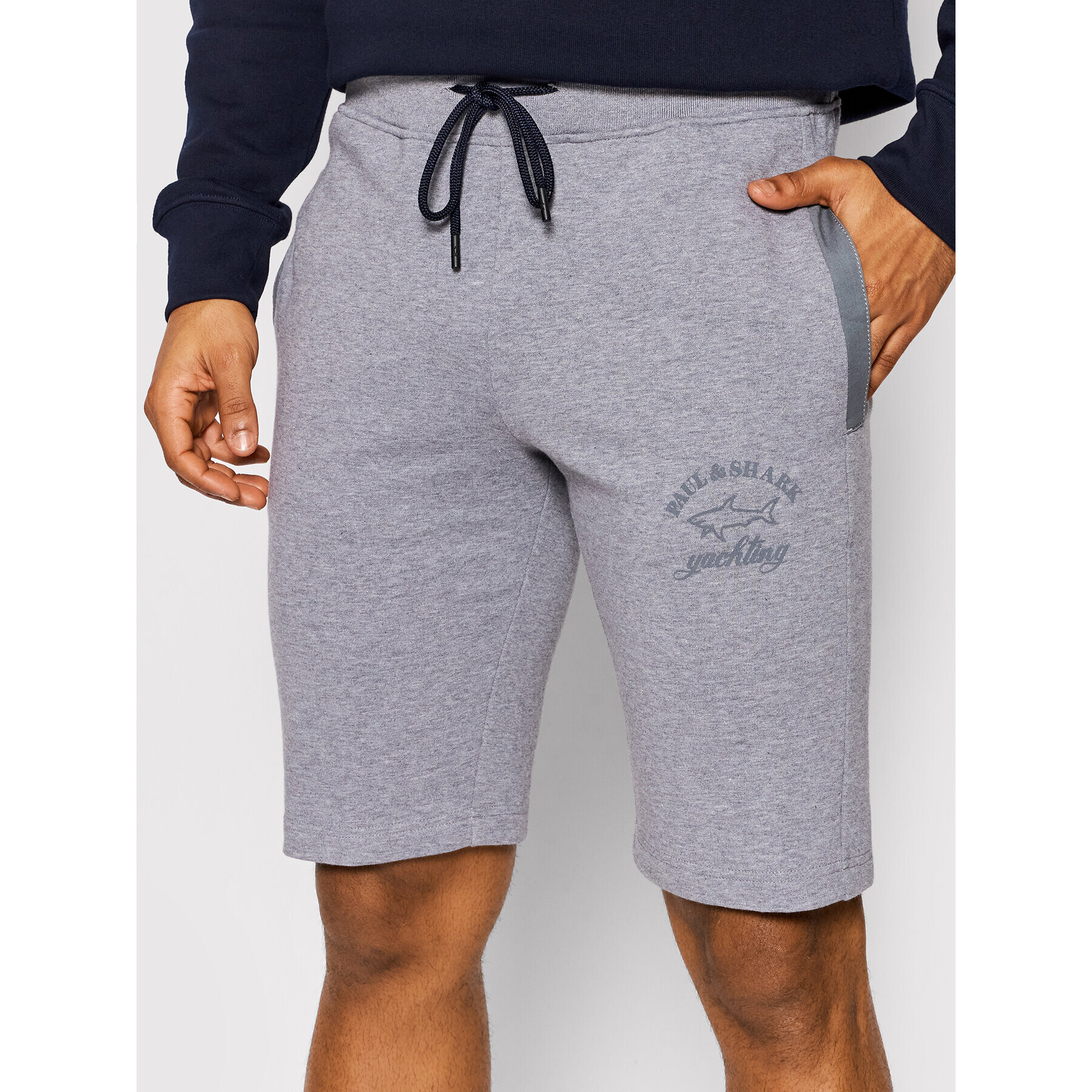 Paul&Shark Pantaloni scurți sport C0P1025 Gri Regular Fit - Pled.ro