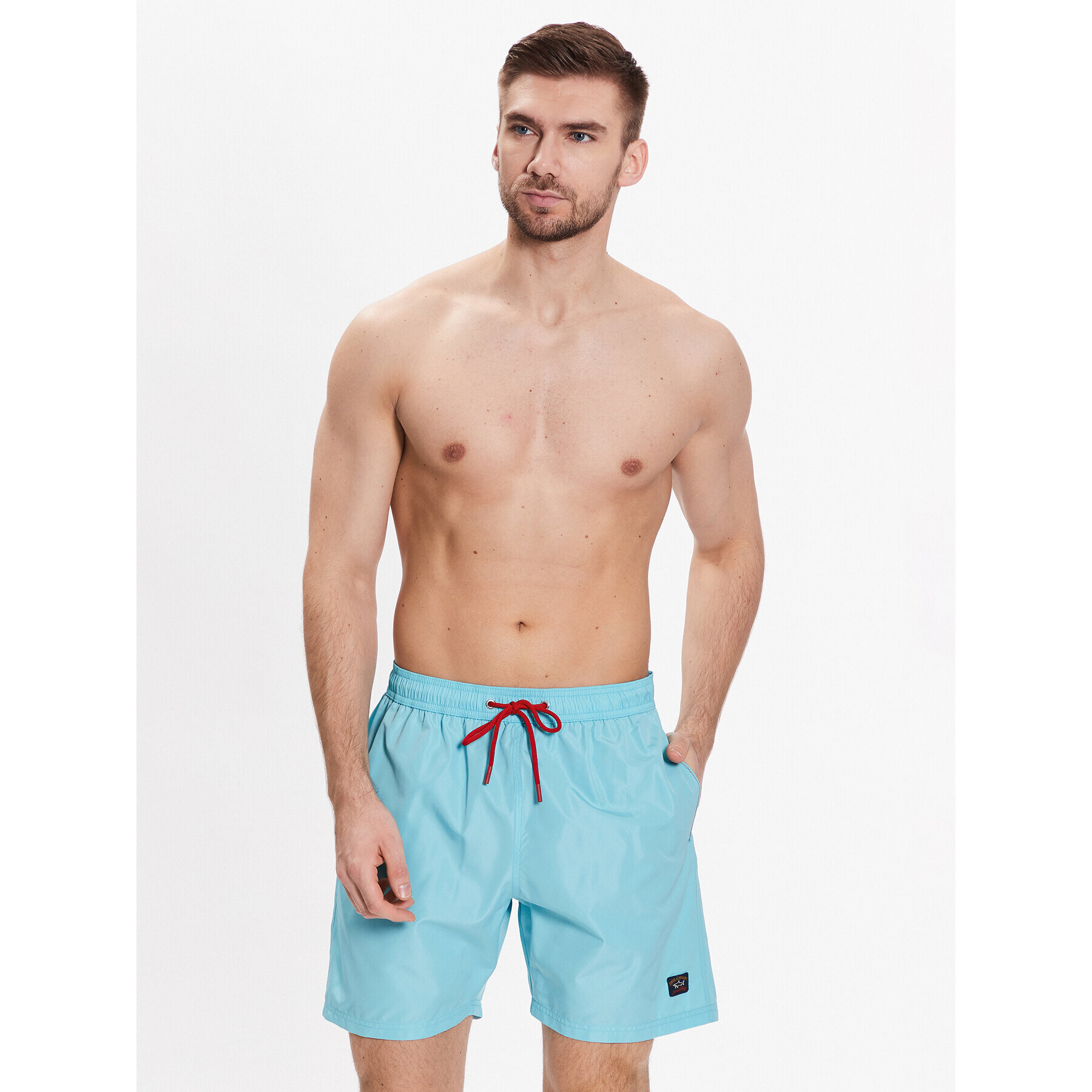 Paul&Shark Pantaloni scurți pentru înot C0P5001 Albastru Regular Fit - Pled.ro