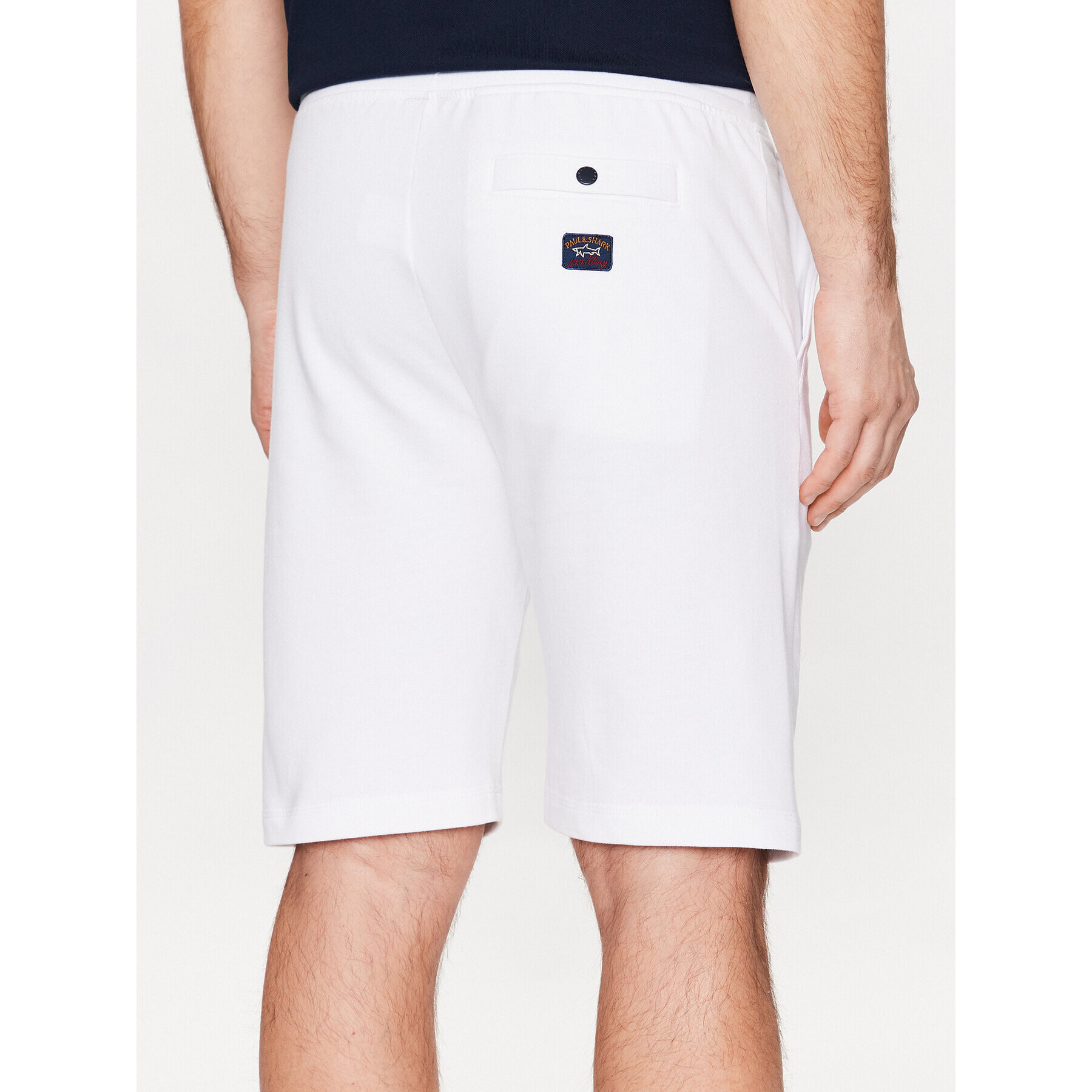 Paul&Shark Pantaloni scurți sport 23411958 Alb Regular Fit - Pled.ro