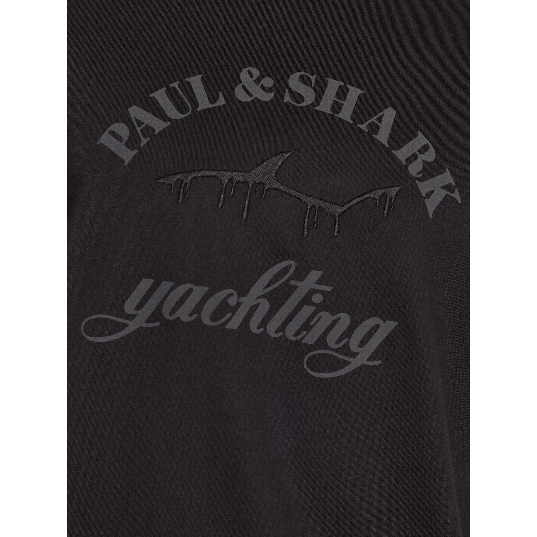 Paul&Shark Tricou 13311619 Negru Regular Fit - Pled.ro