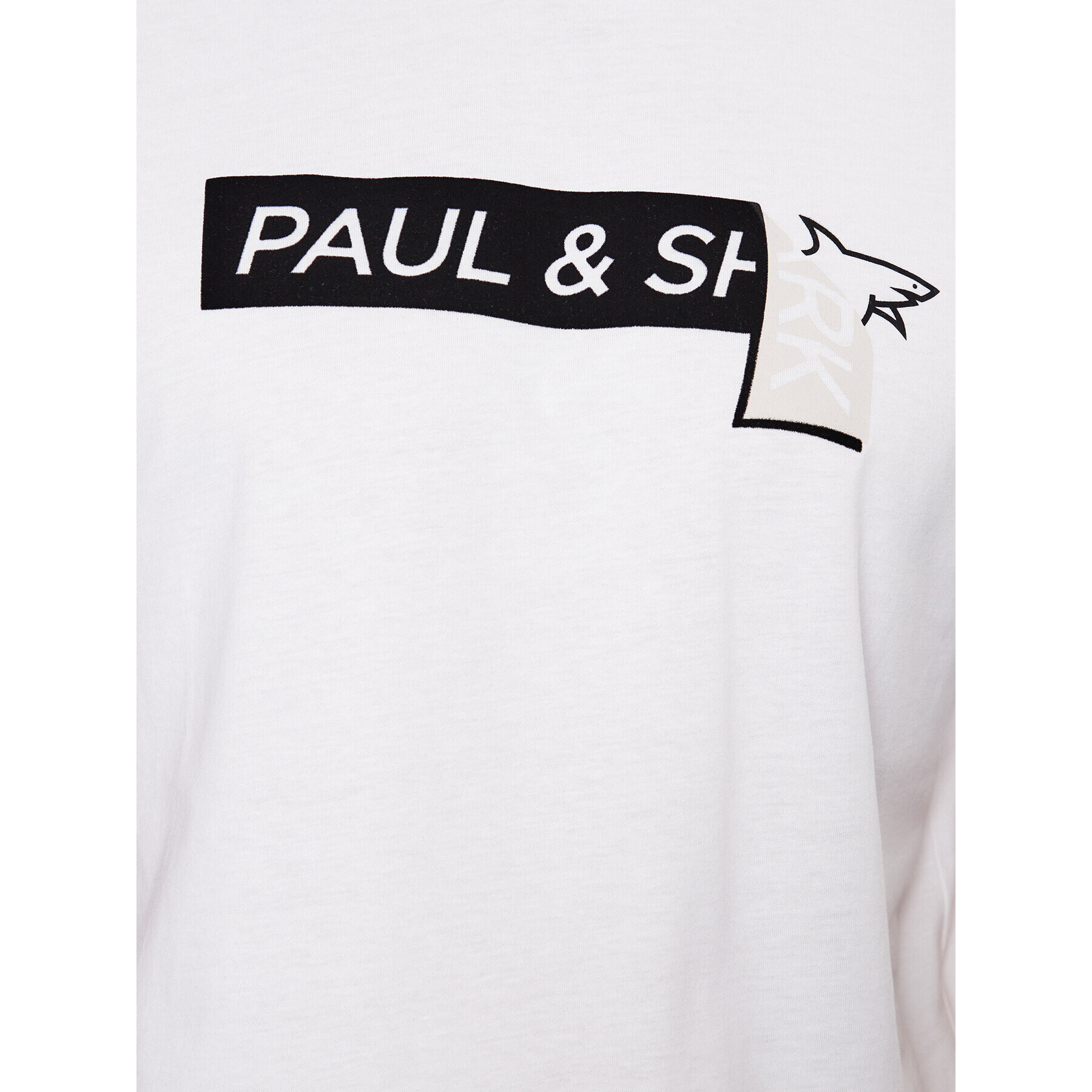 Paul&Shark Tricou 13311635 Alb Regular Fit - Pled.ro