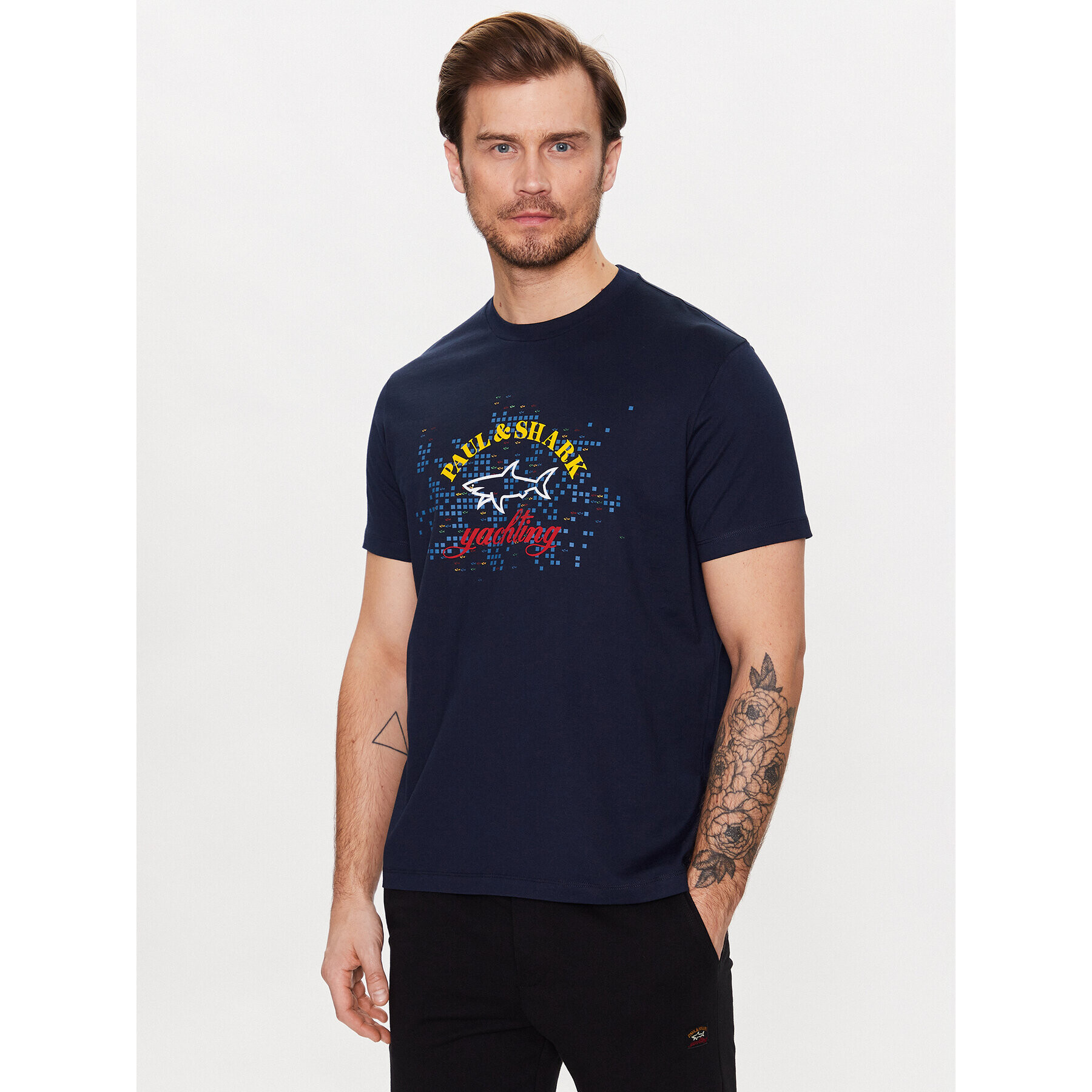 Paul&Shark Tricou 23411041 Bleumarin Regular Fit - Pled.ro