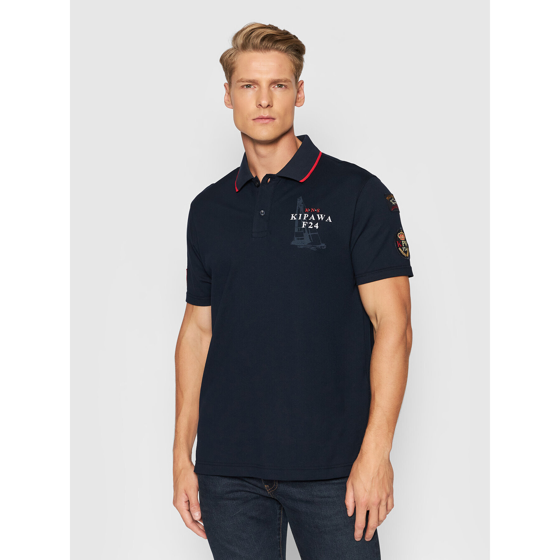 Paul&Shark Tricou polo 11311731 Bleumarin Regular Fit - Pled.ro