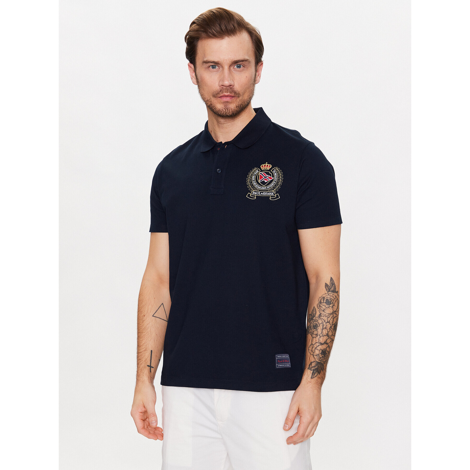 Paul&Shark Tricou polo 23411278 Bleumarin Regular Fit - Pled.ro