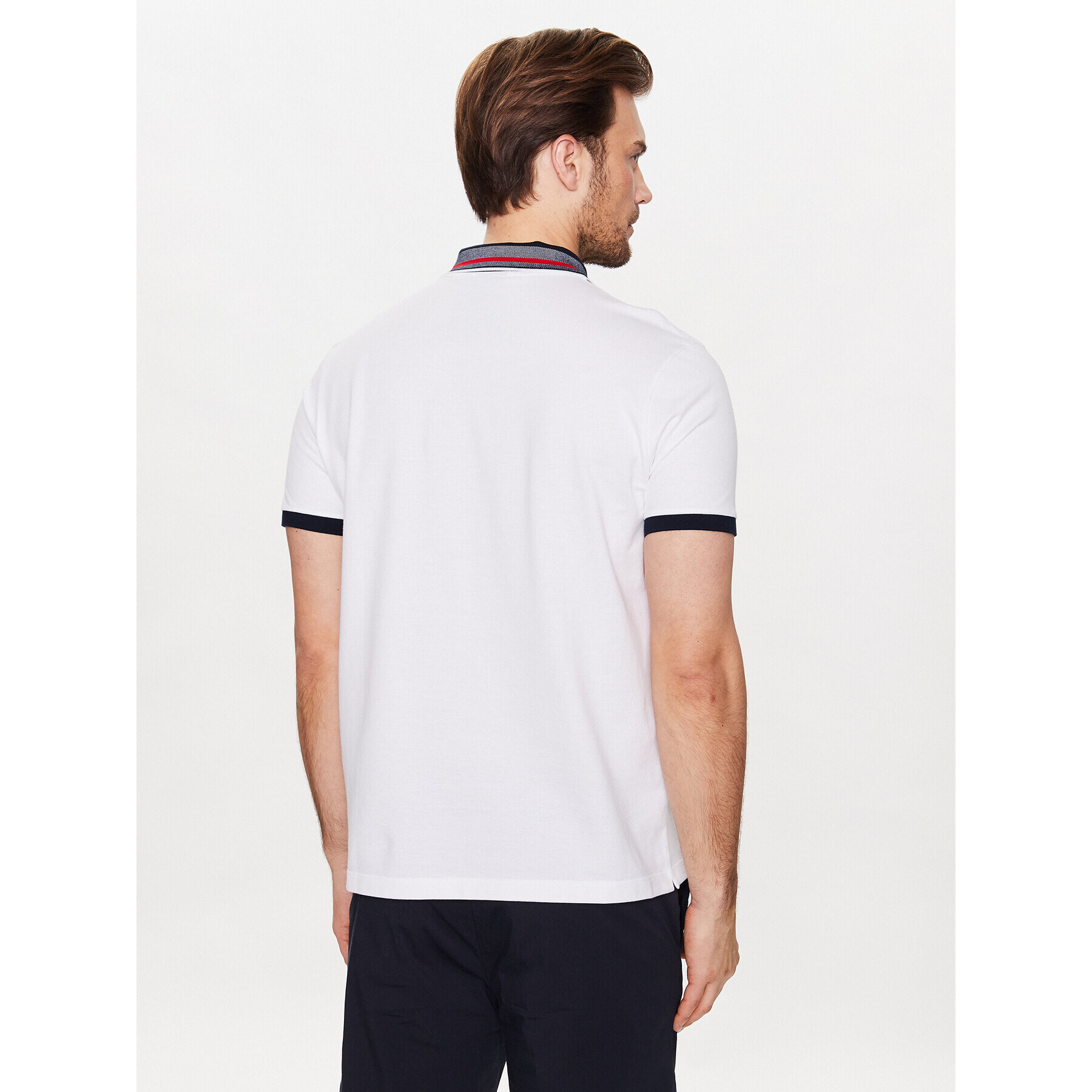 Paul&Shark Tricou polo 23411333 Alb Regular Fit - Pled.ro