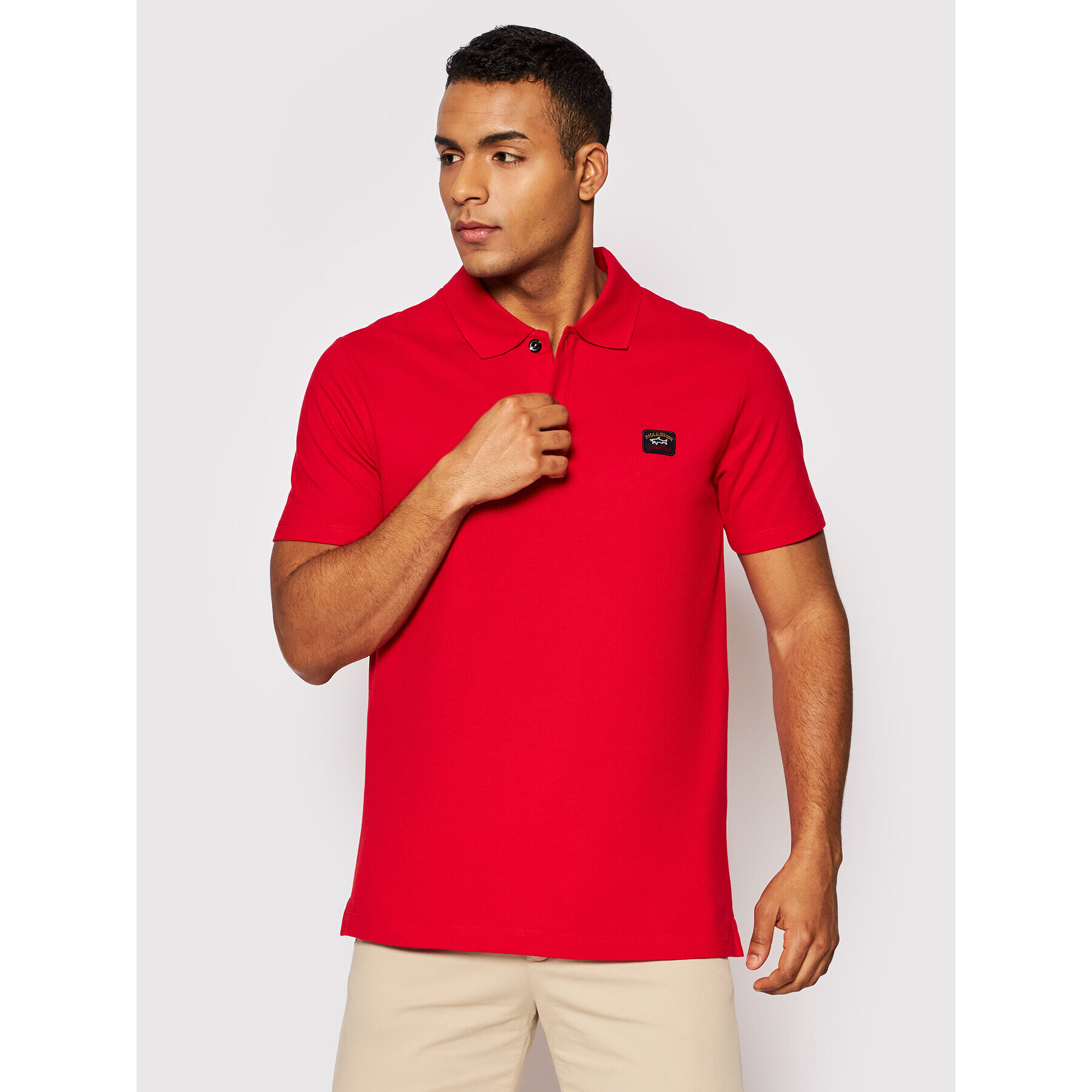 Paul&Shark Tricou polo C0P1000 Roșu Regular Fit - Pled.ro