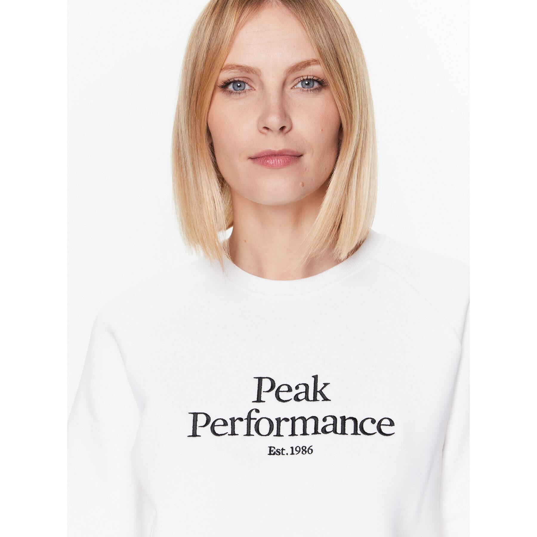 Peak Performance Bluză Original G77752320 Alb Regular Fit - Pled.ro