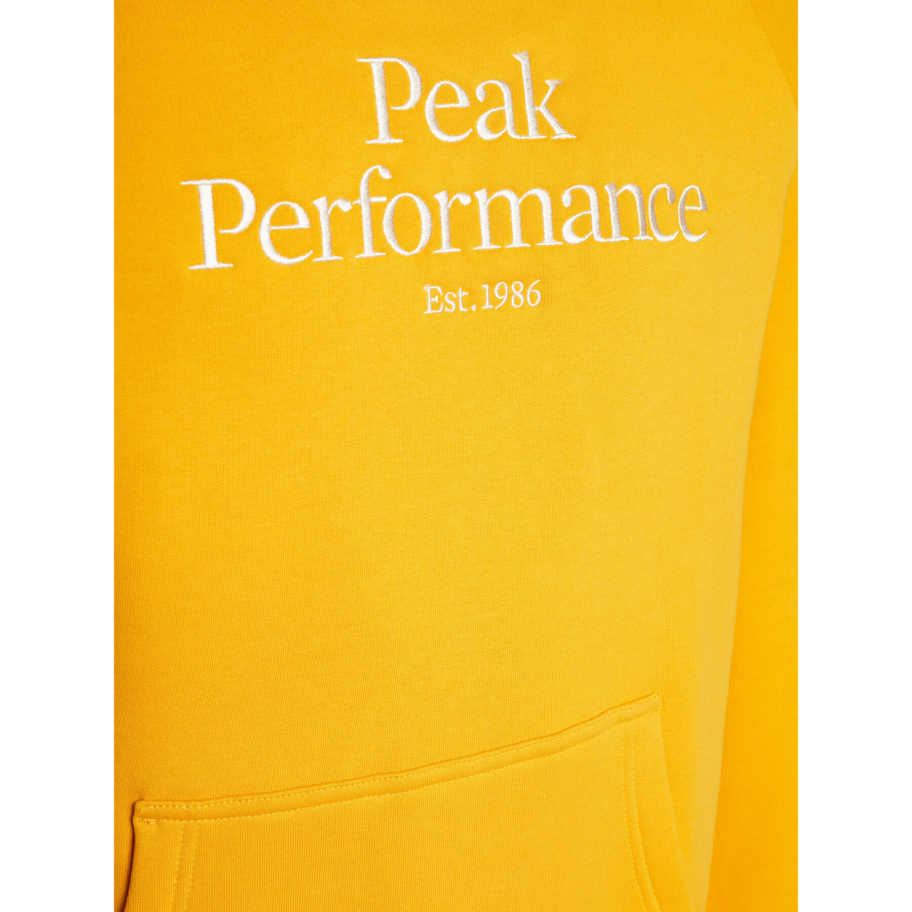 Peak Performance Bluză Original G77756420 Galben Regular Fit - Pled.ro