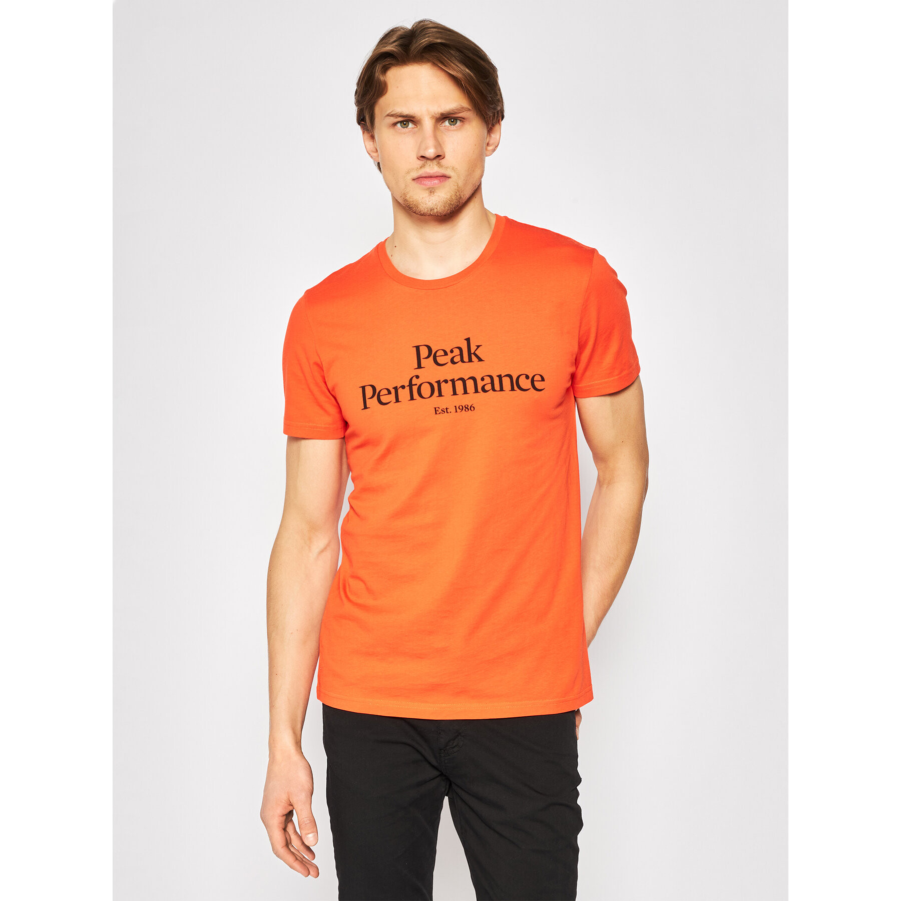 Peak Performance Tricou Orig G66762019 Portocaliu Regular Fit - Pled.ro