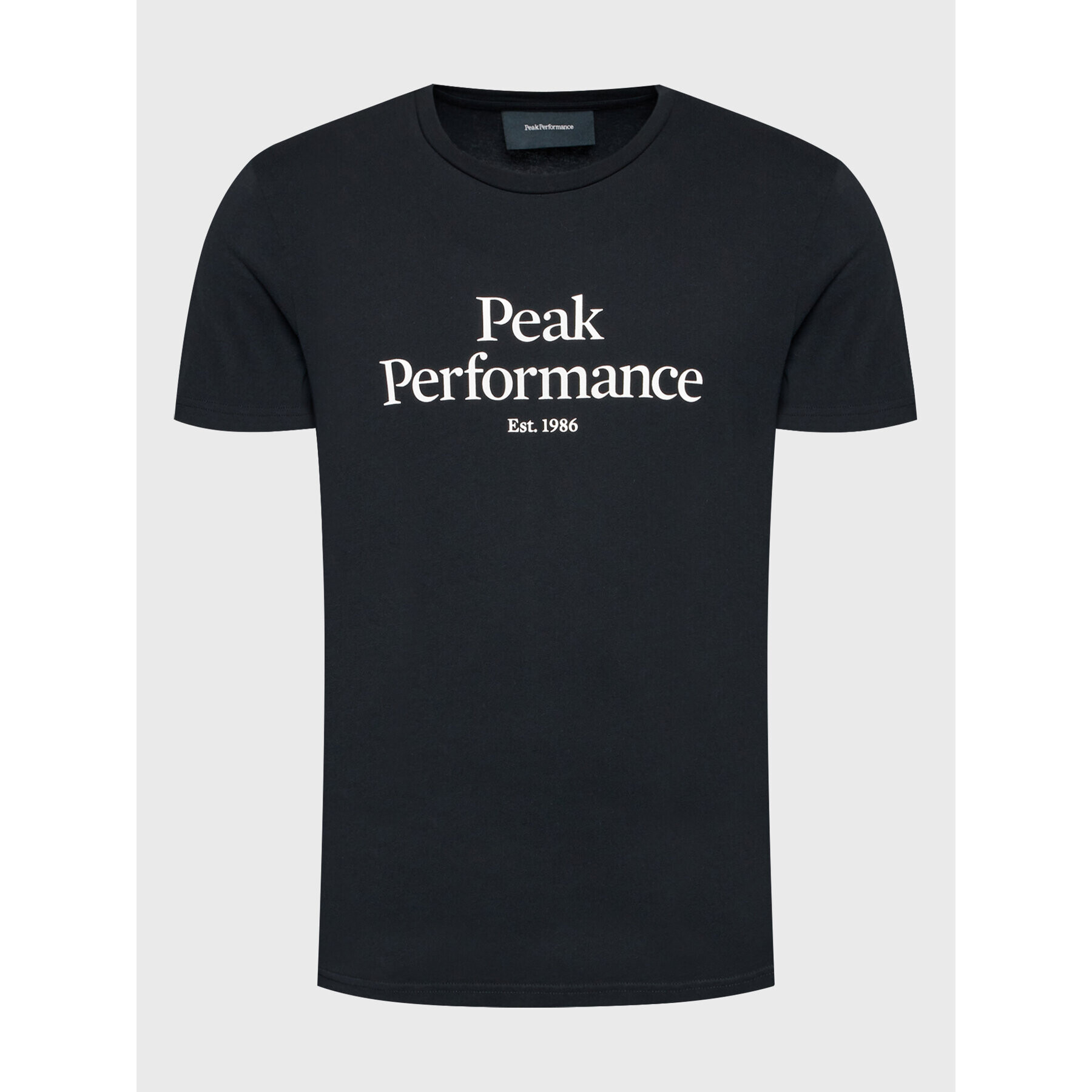 Peak Performance Tricou Original G77692120 Negru Slim Fit - Pled.ro