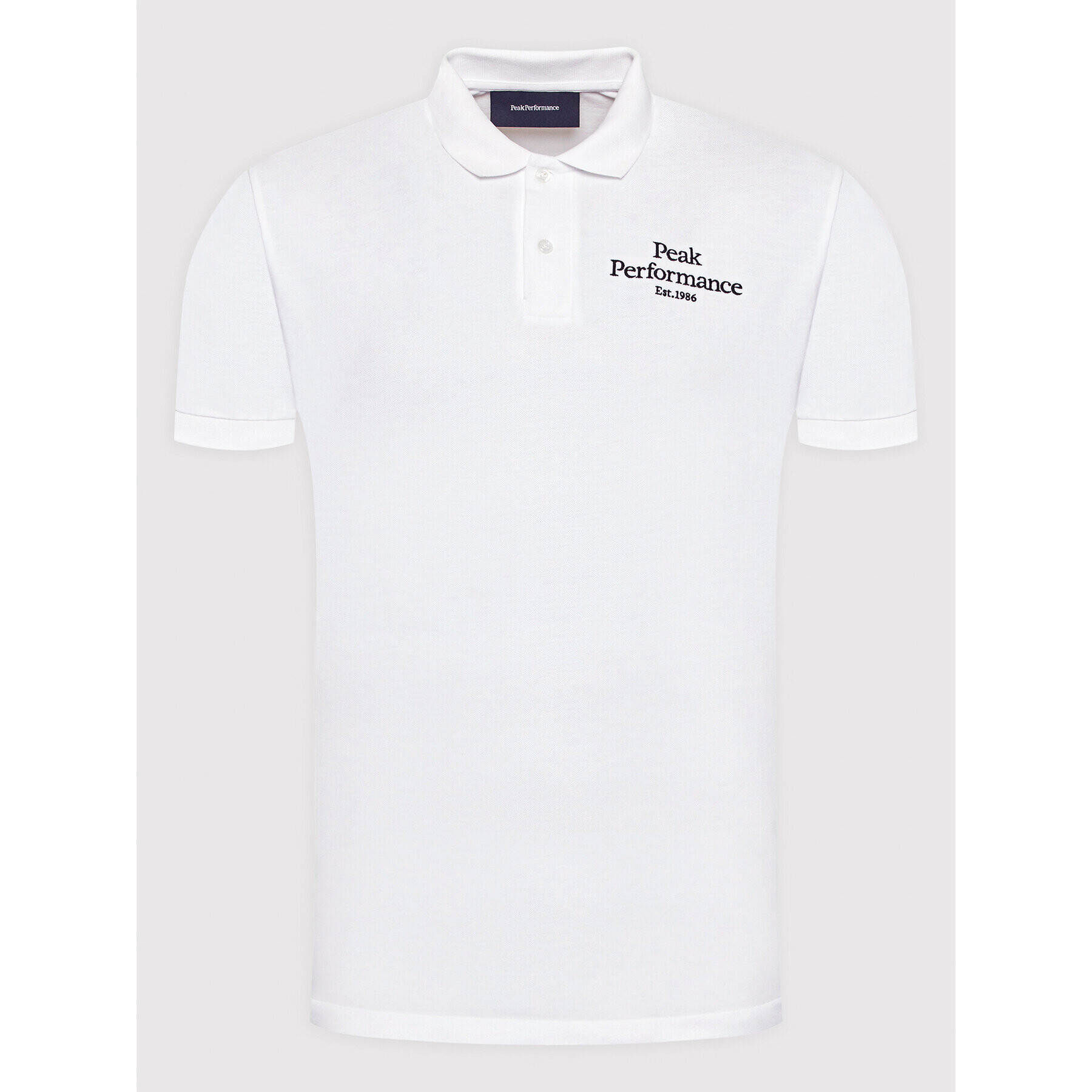 Peak Performance Tricou polo Original G77273130 Alb Regular Fit - Pled.ro