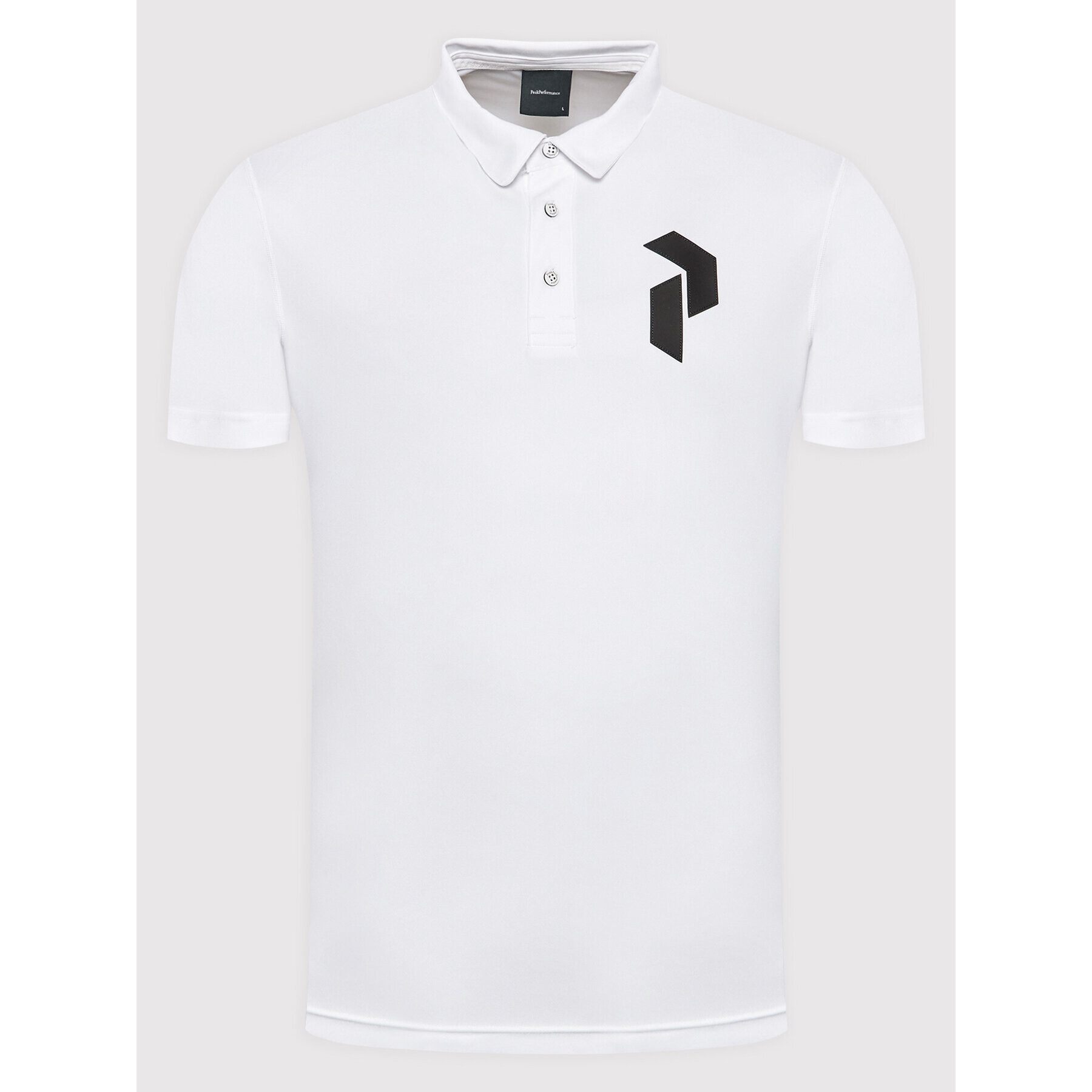 Peak Performance Tricou polo Panmore G77184010 Alb Regular Fit - Pled.ro