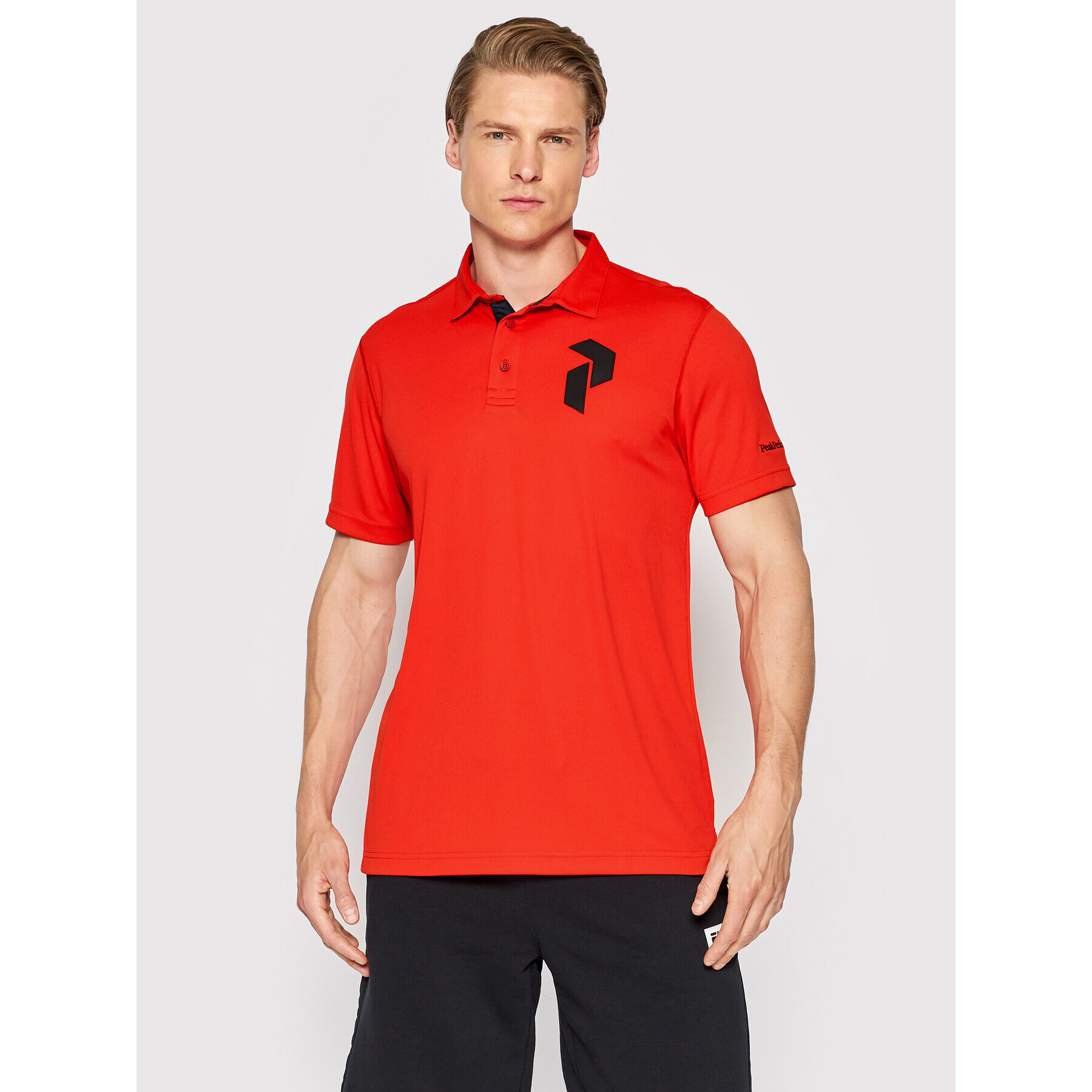 Peak Performance Tricou polo Panmore G77184080 Roșu Regular Fit - Pled.ro