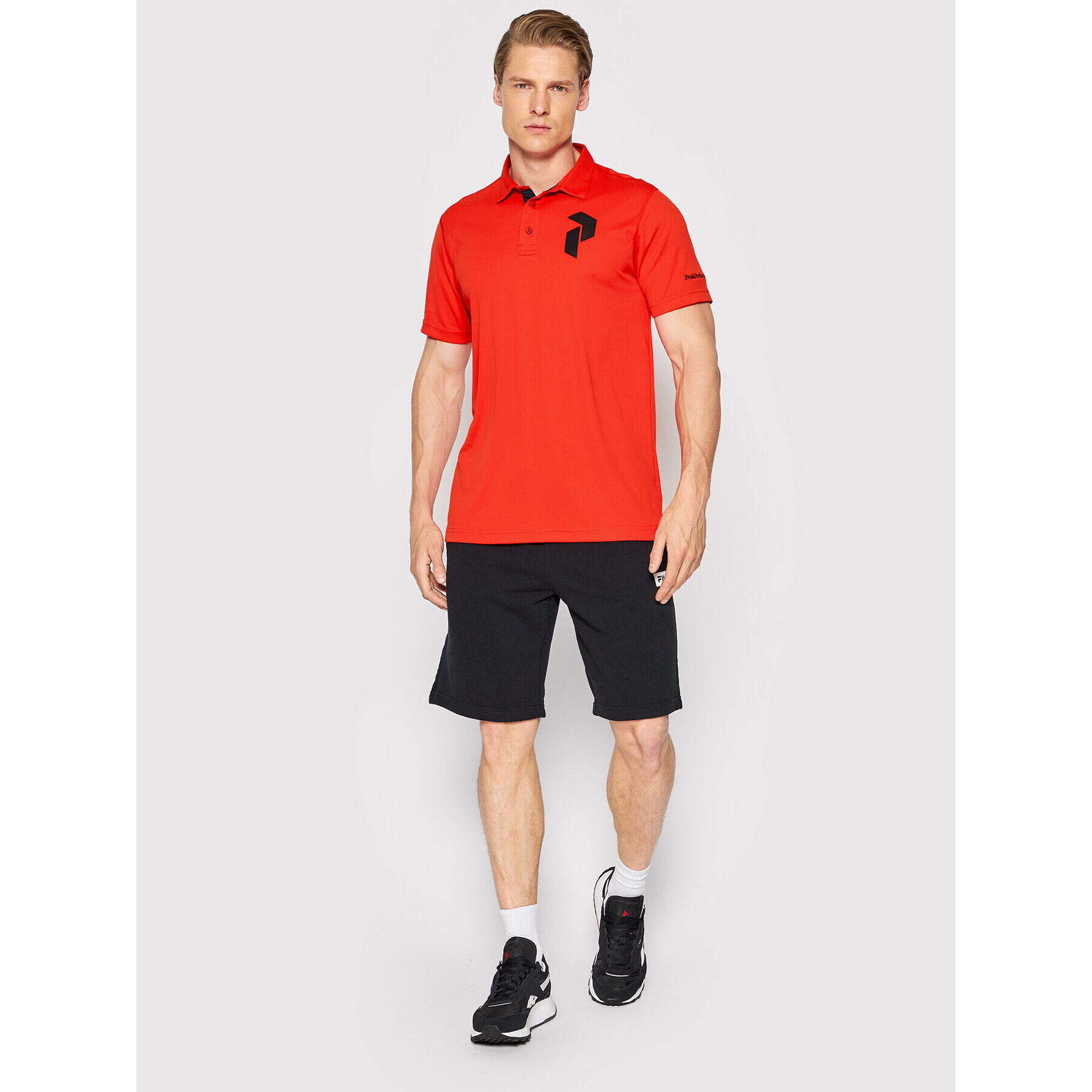 Peak Performance Tricou polo Panmore G77184080 Roșu Regular Fit - Pled.ro