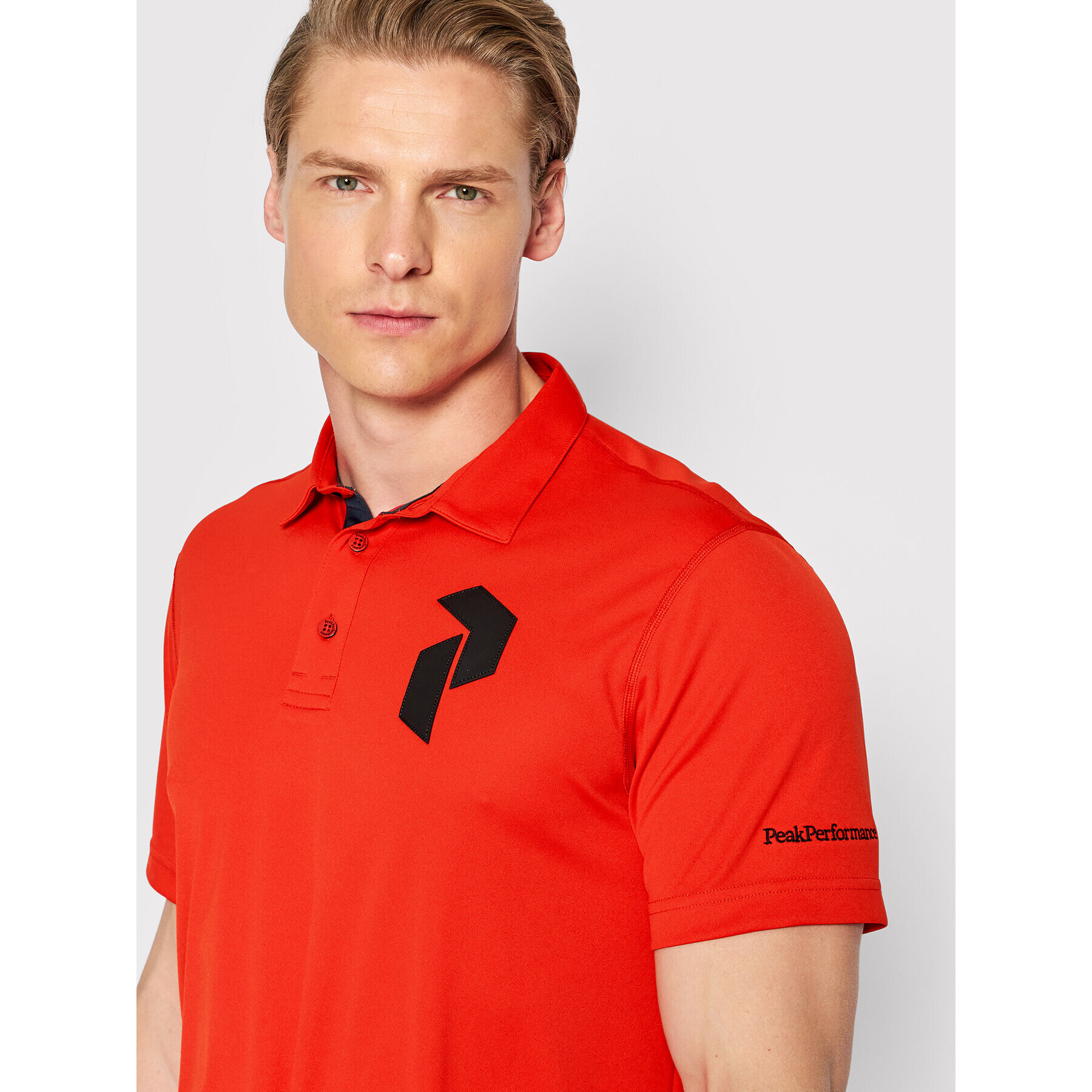 Peak Performance Tricou polo Panmore G77184080 Roșu Regular Fit - Pled.ro