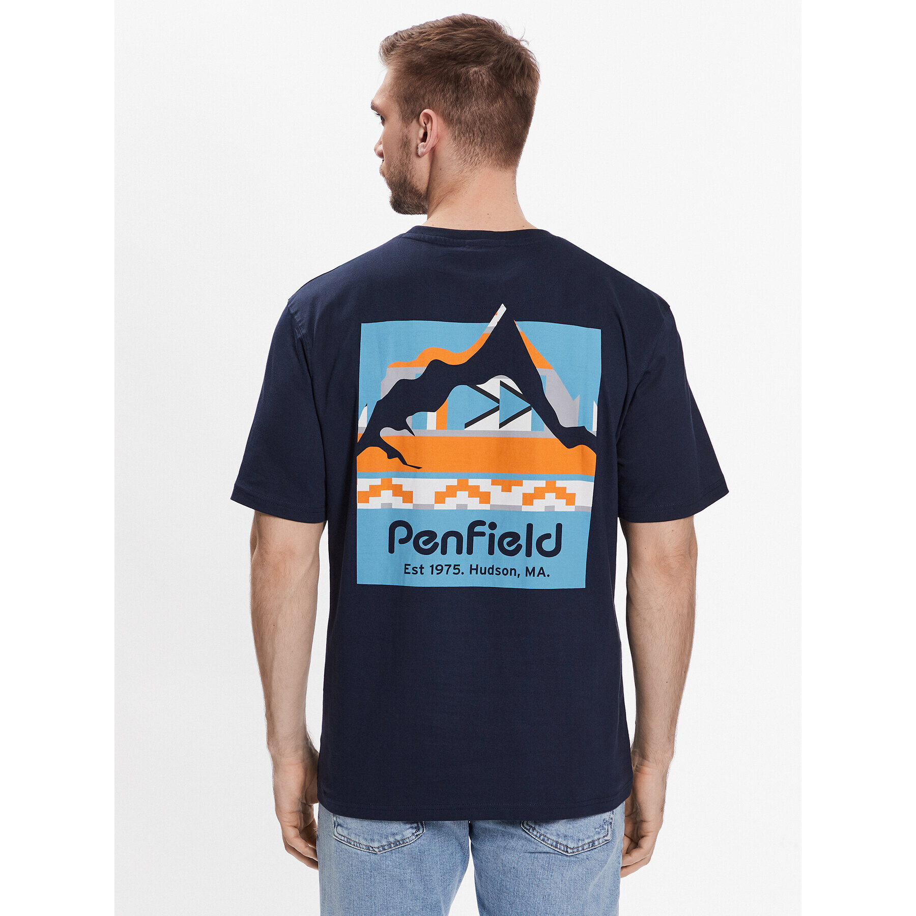 Penfield Tricou PFD0338 Bleumarin Relaxed Fit - Pled.ro