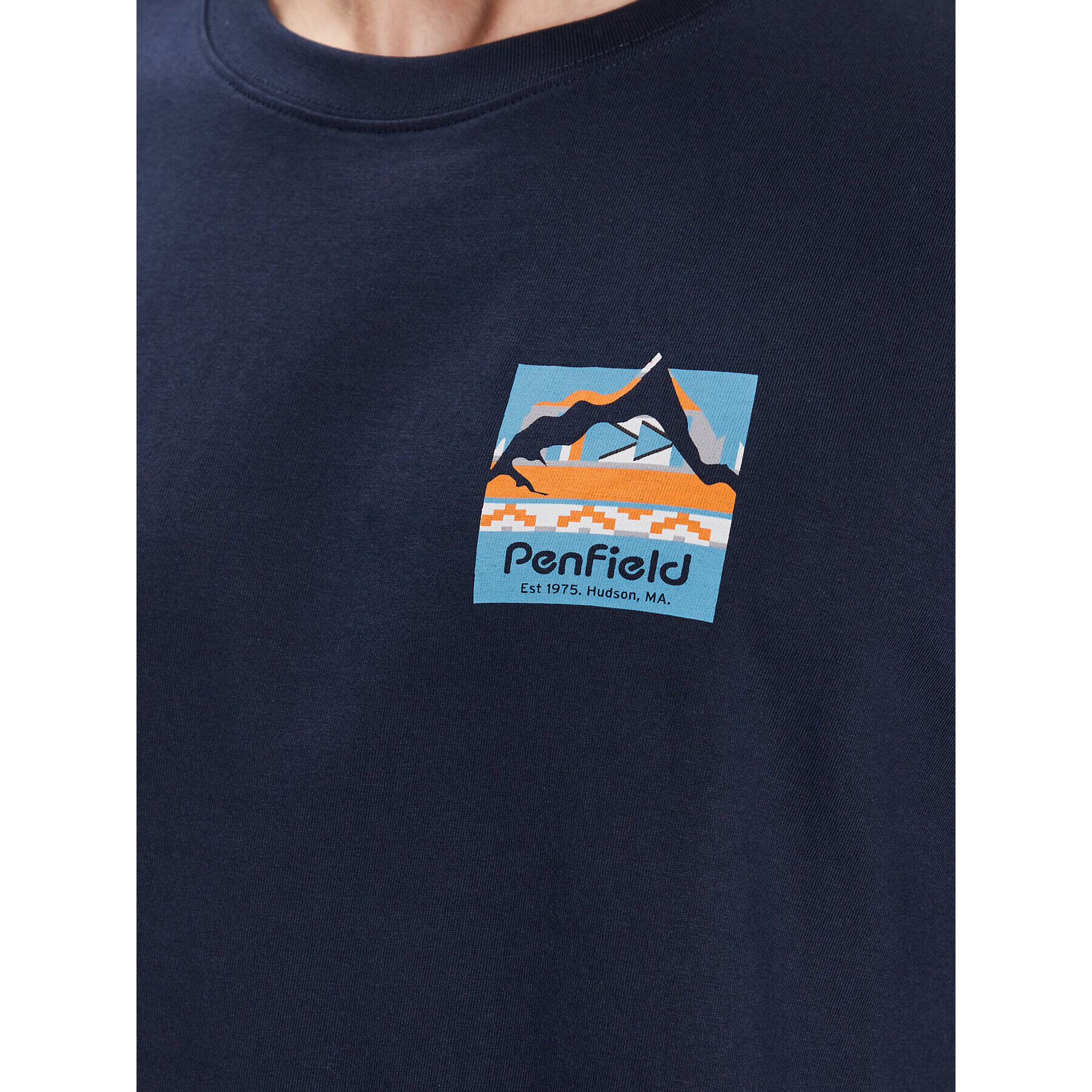 Penfield Tricou PFD0338 Bleumarin Relaxed Fit - Pled.ro