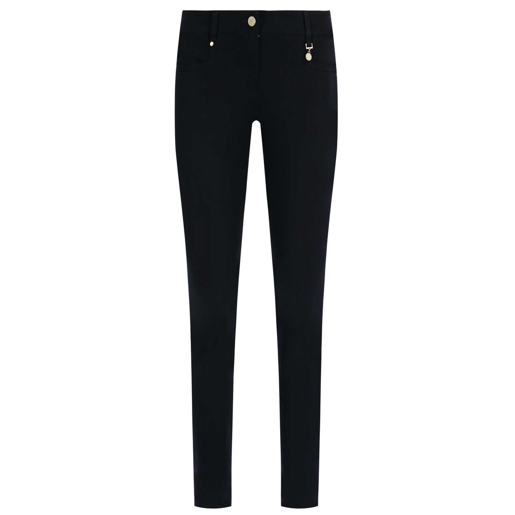 Pennyblack Pantaloni din material Lancetta 21345019 Negru Regular Fit - Pled.ro