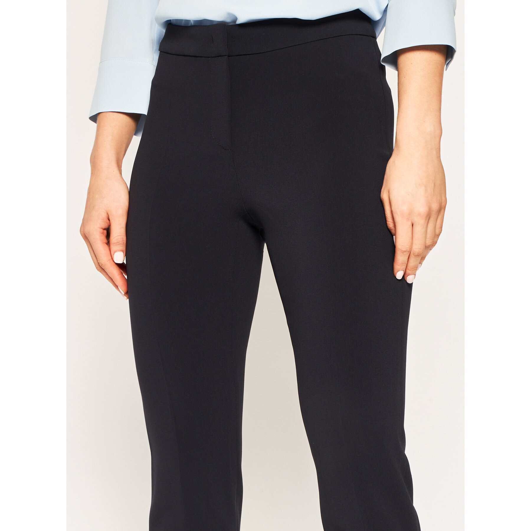 Pennyblack Pantaloni din material Laura 11310620 Bleumarin Slim Fit - Pled.ro