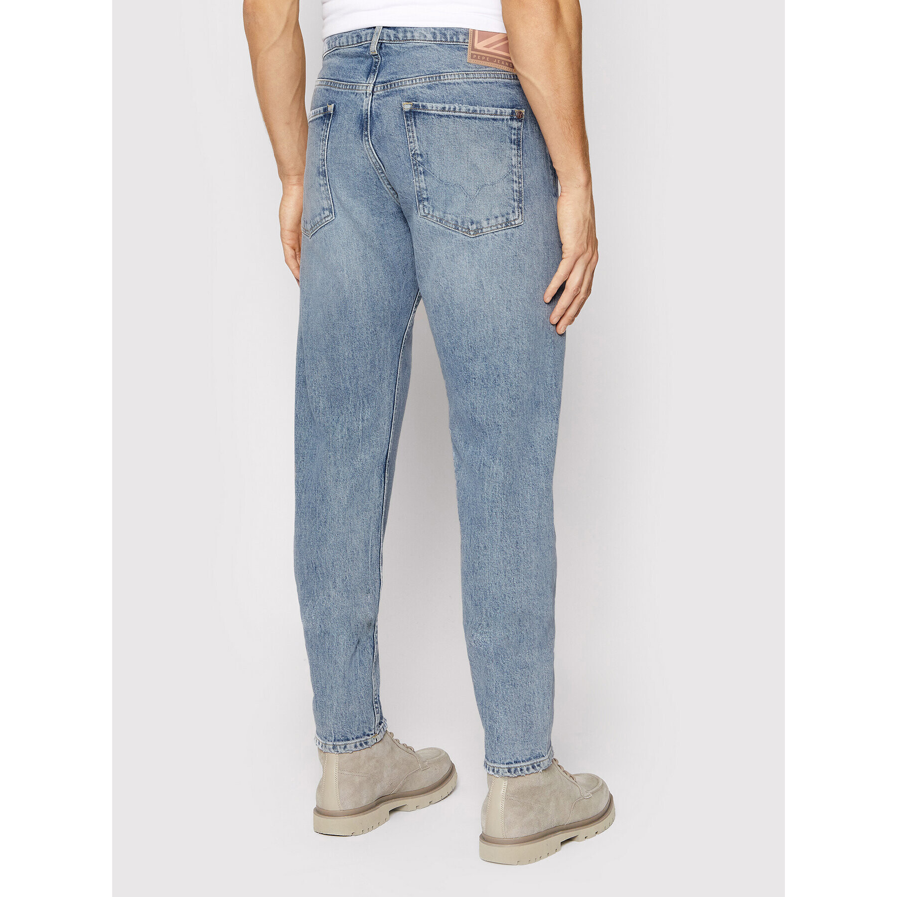 Pepe Jeans Blugi Callen PM206313 Albastru Relaxed Fit - Pled.ro