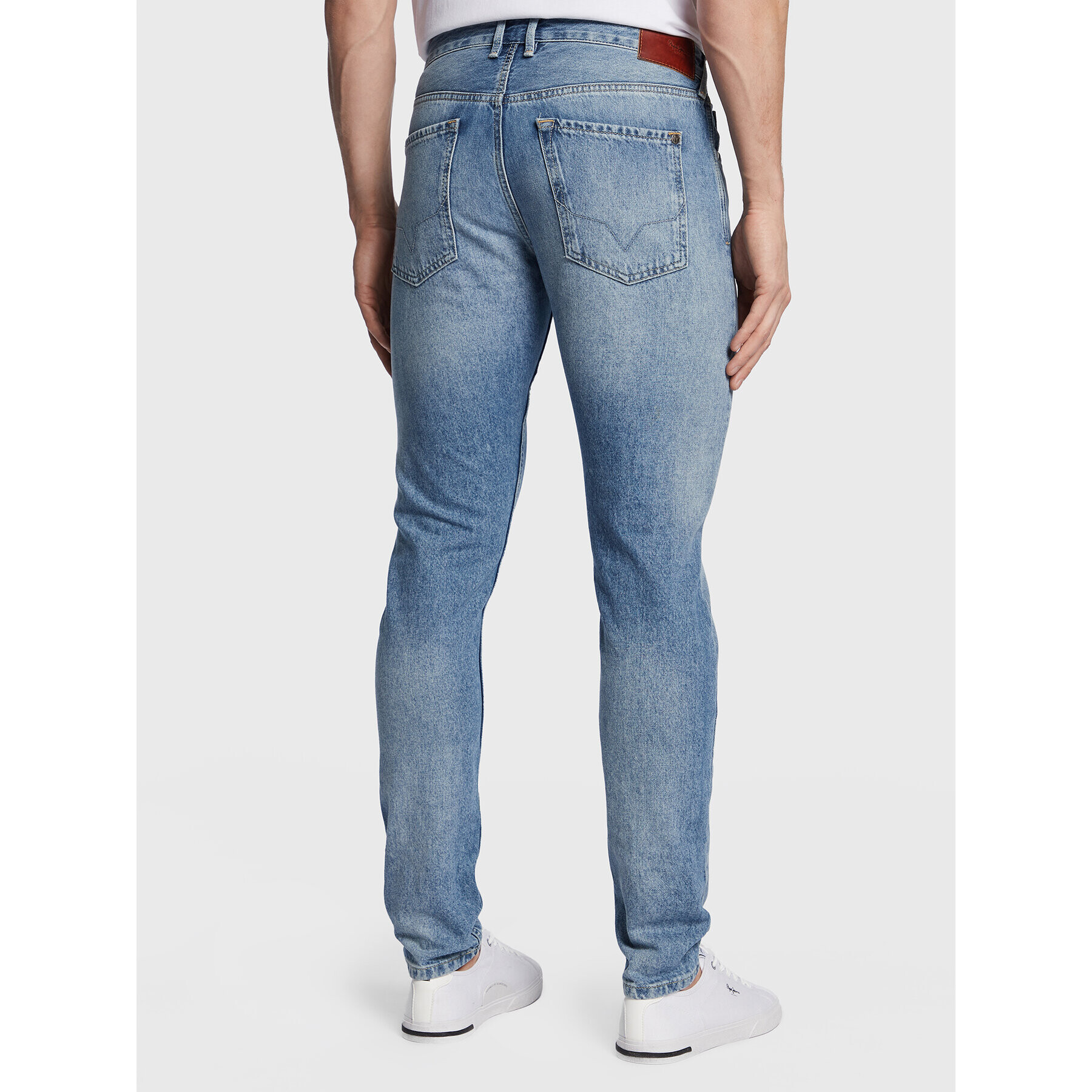 Pepe Jeans Blugi Callen PM206812 Albastru Relaxed Fit - Pled.ro