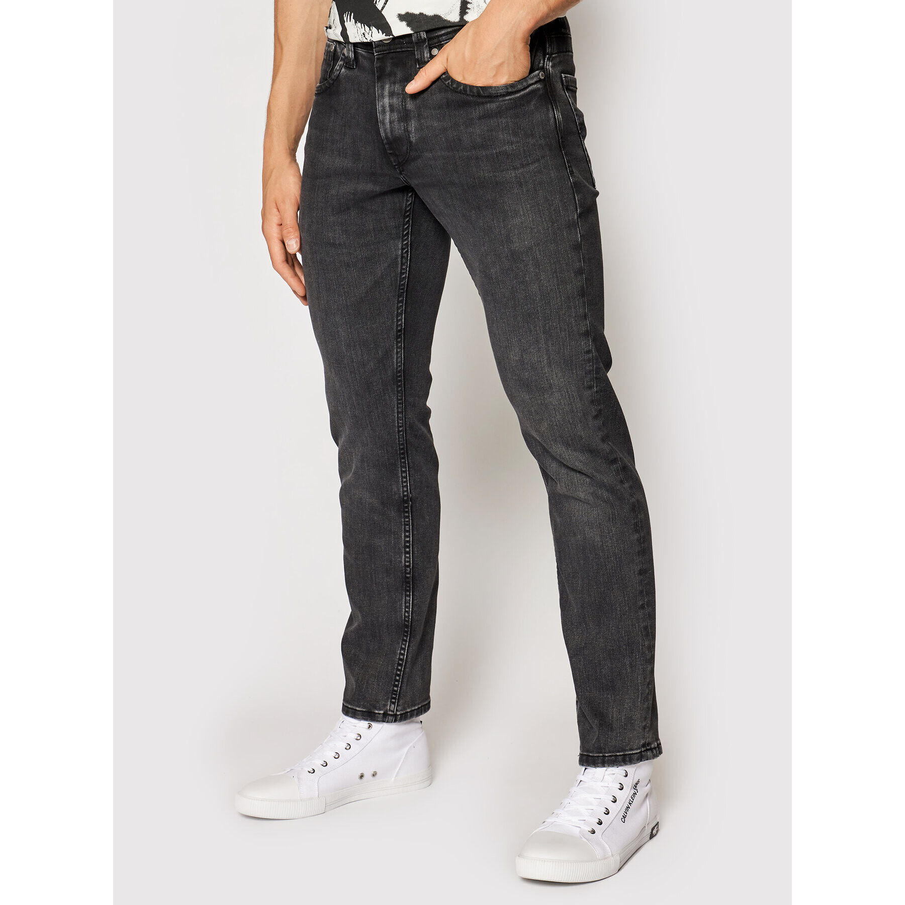 Pepe Jeans Blugi Cash PM200124 Negru Regular Fit - Pled.ro