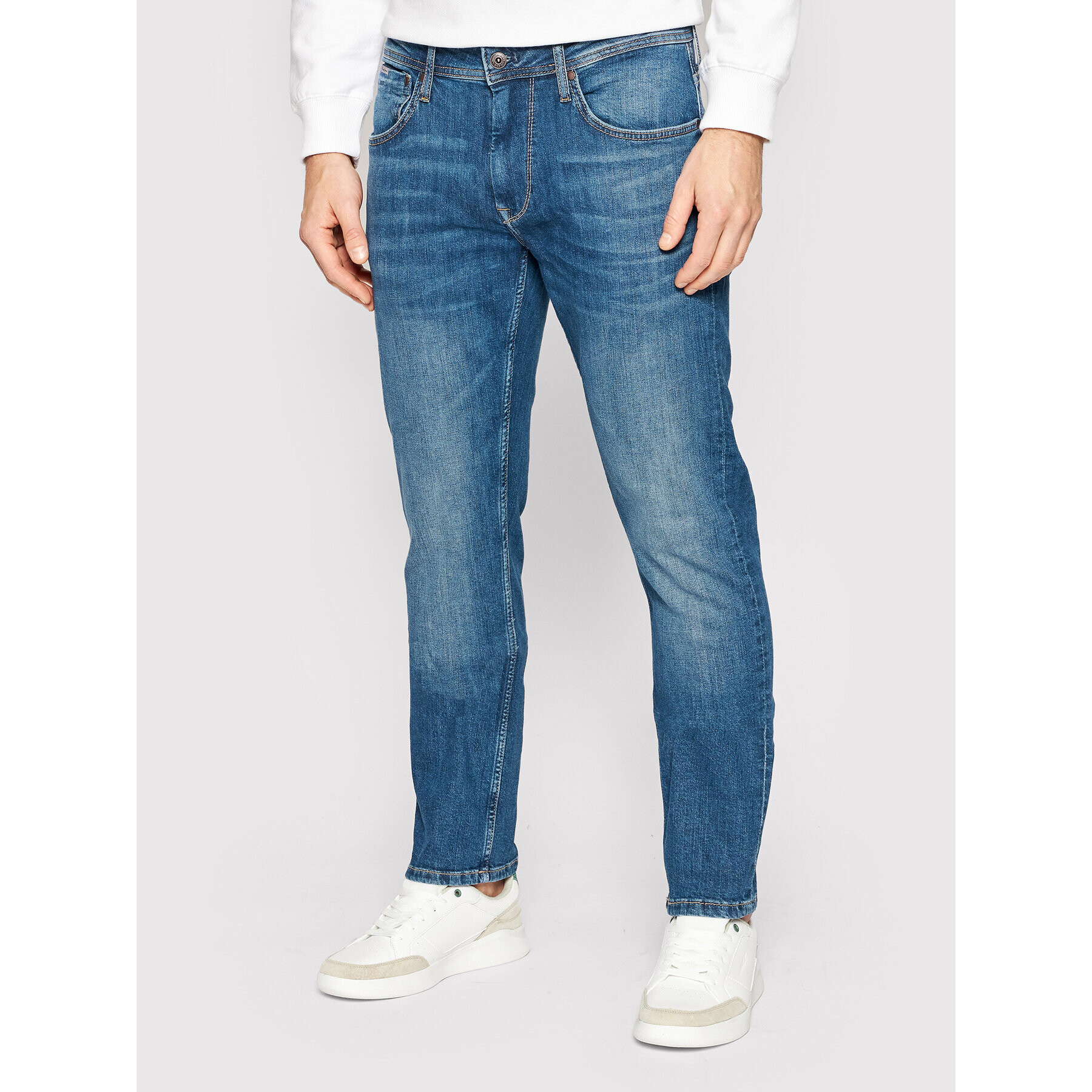 Pepe Jeans Blugi Cash PM206319 Albastru Regular Fit - Pled.ro