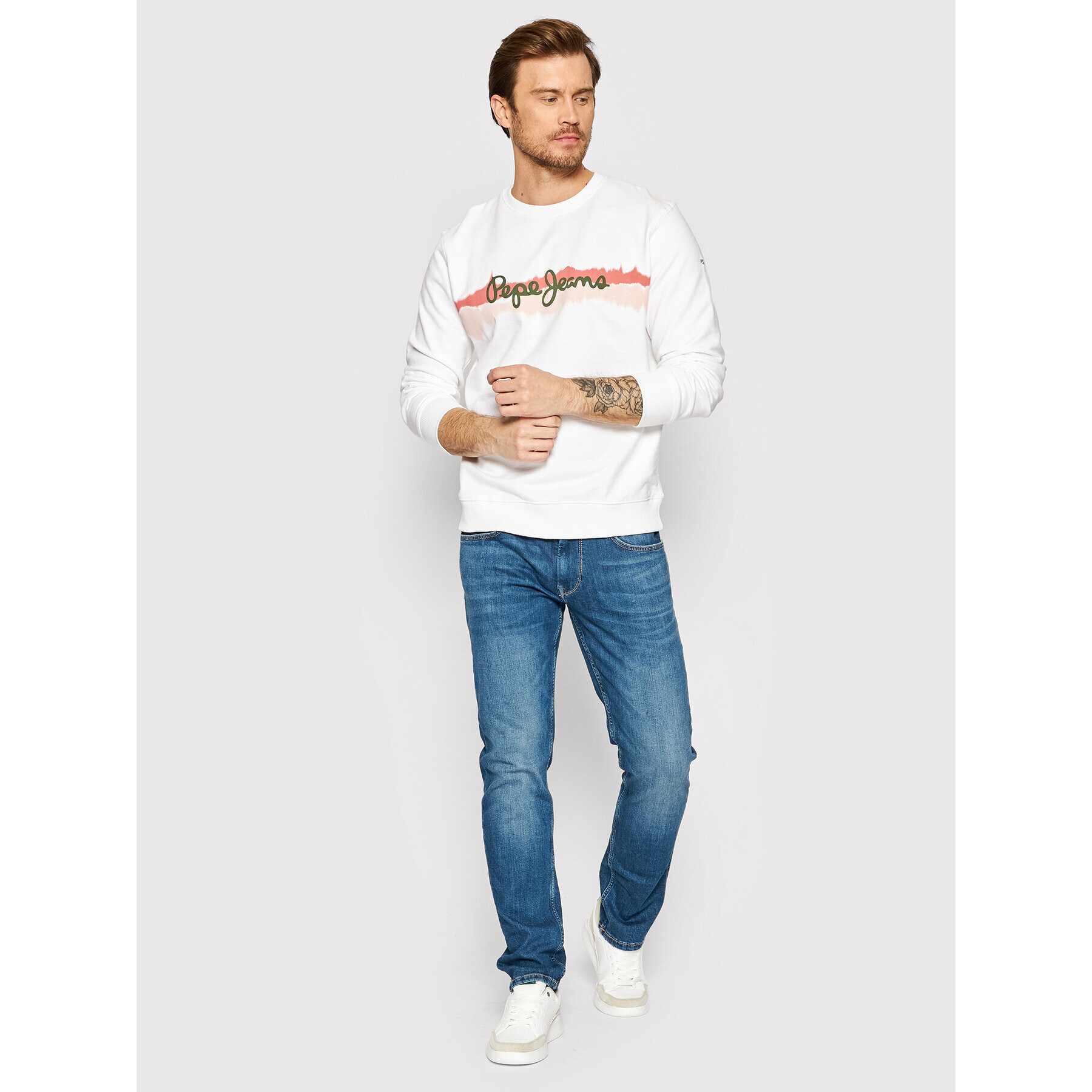 Pepe Jeans Blugi Cash PM206319 Albastru Regular Fit - Pled.ro