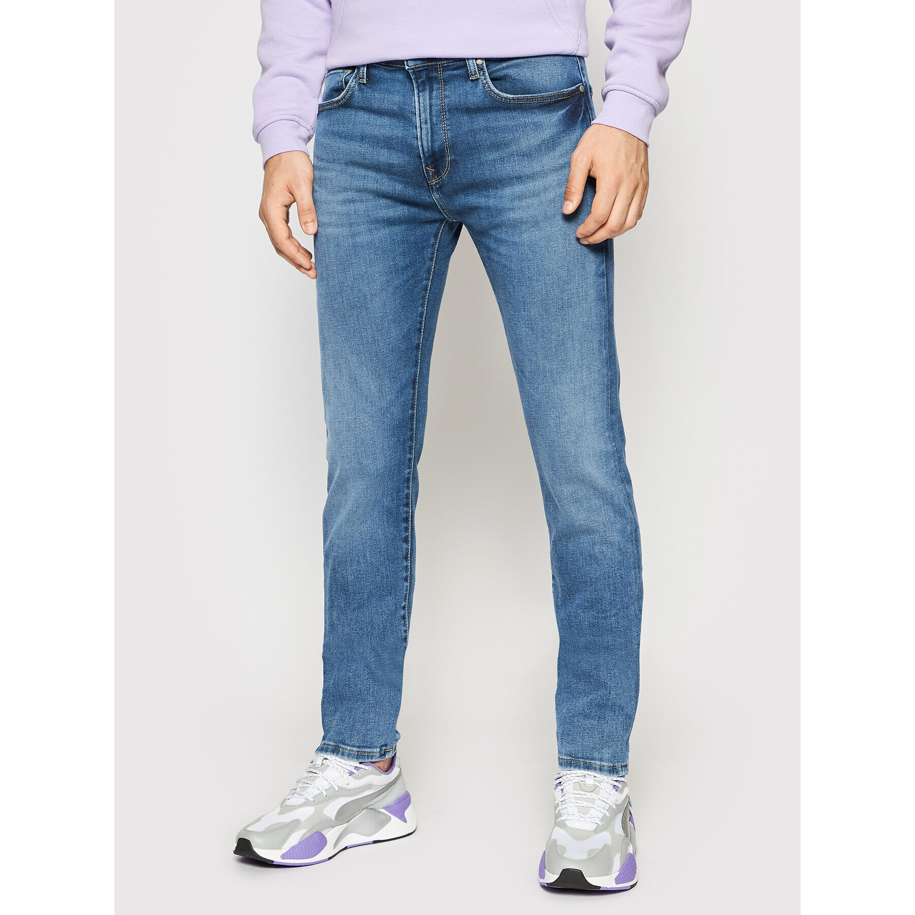 Pepe Jeans Blugi Crane PM206255 Albastru Slim Taper Fit - Pled.ro