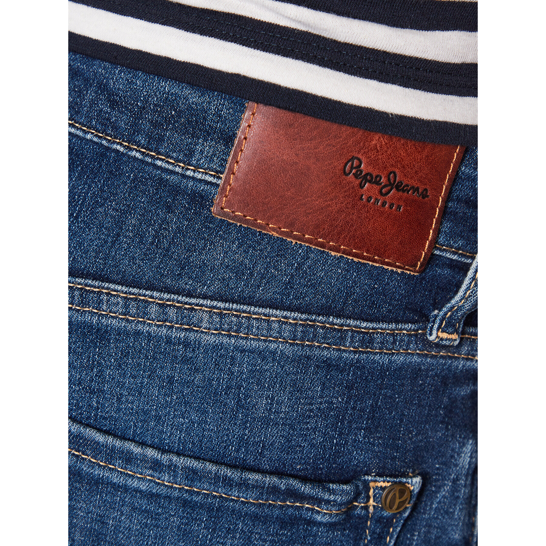 Pepe Jeans Blugi Crane PM206522 Albastru Taper Fit - Pled.ro