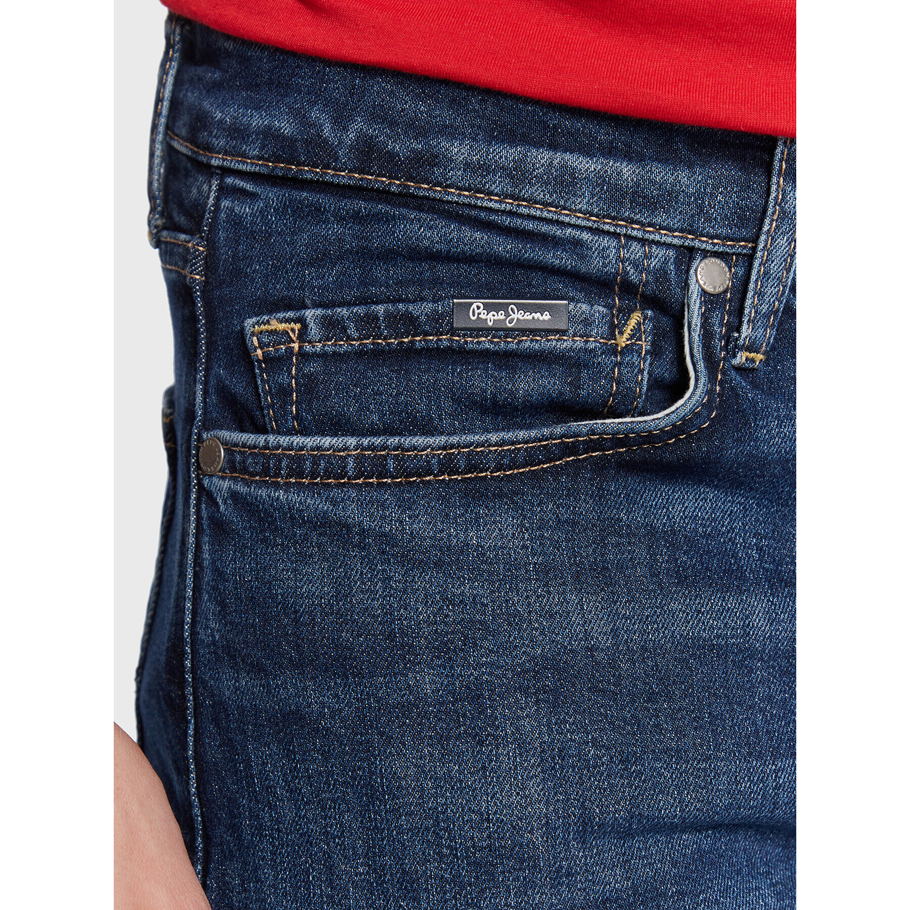 Pepe Jeans Blugi Crane PM206522 Bleumarin Taper Fit - Pled.ro