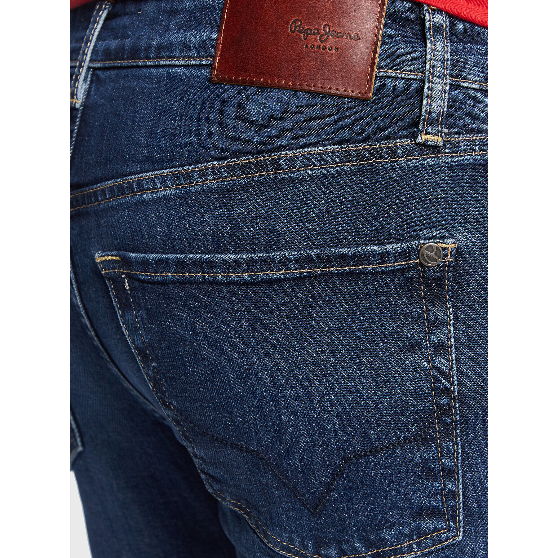 Pepe Jeans Blugi Crane PM206522 Bleumarin Taper Fit - Pled.ro