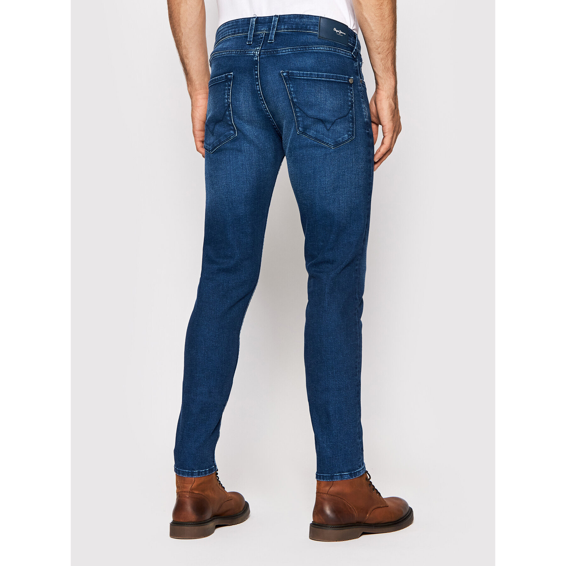 Pepe Jeans Blugi Finsbury PM200338 Albastru Skinny Fit - Pled.ro