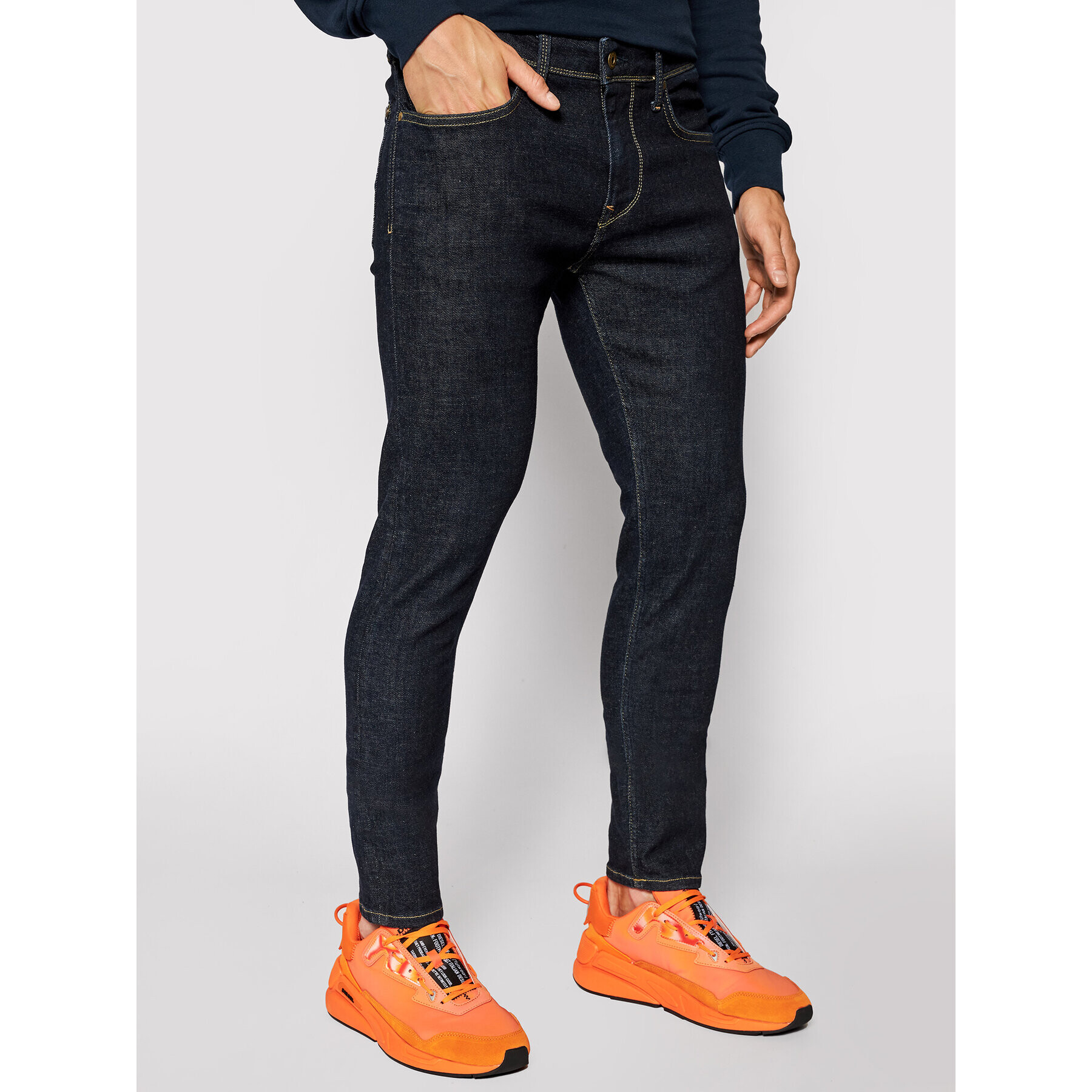 Pepe Jeans Blugi Finsbury PM200338 Bleumarin Skinny Fit - Pled.ro