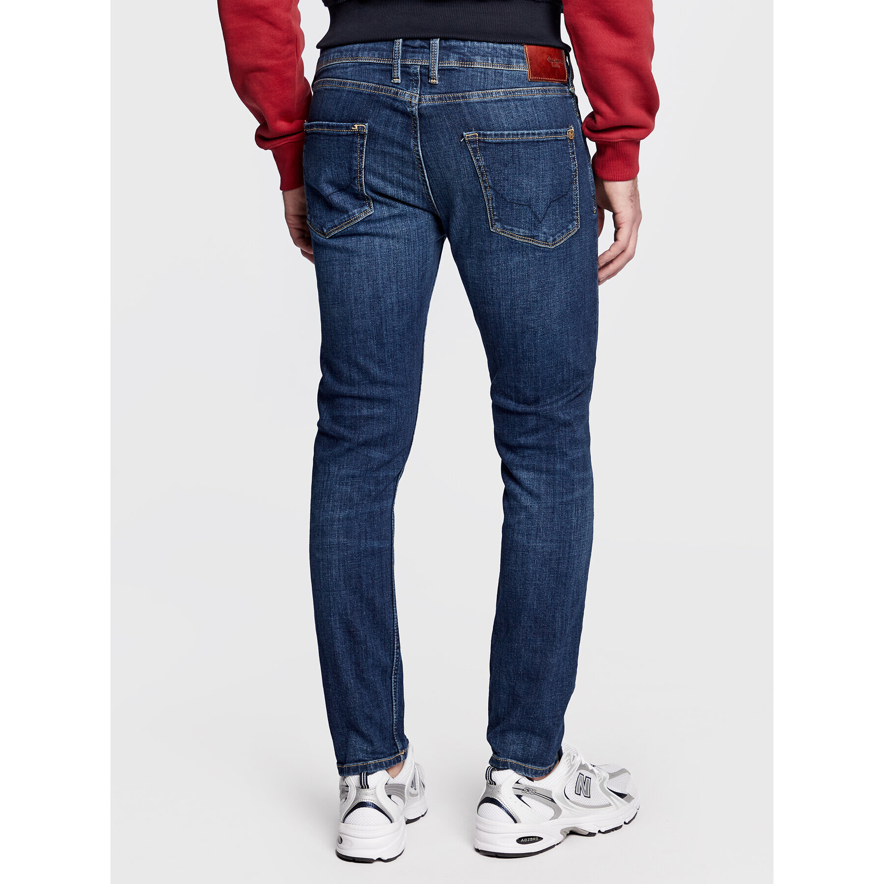 Pepe Jeans Blugi Finsbury PM206321 Albastru Skinny Fit - Pled.ro