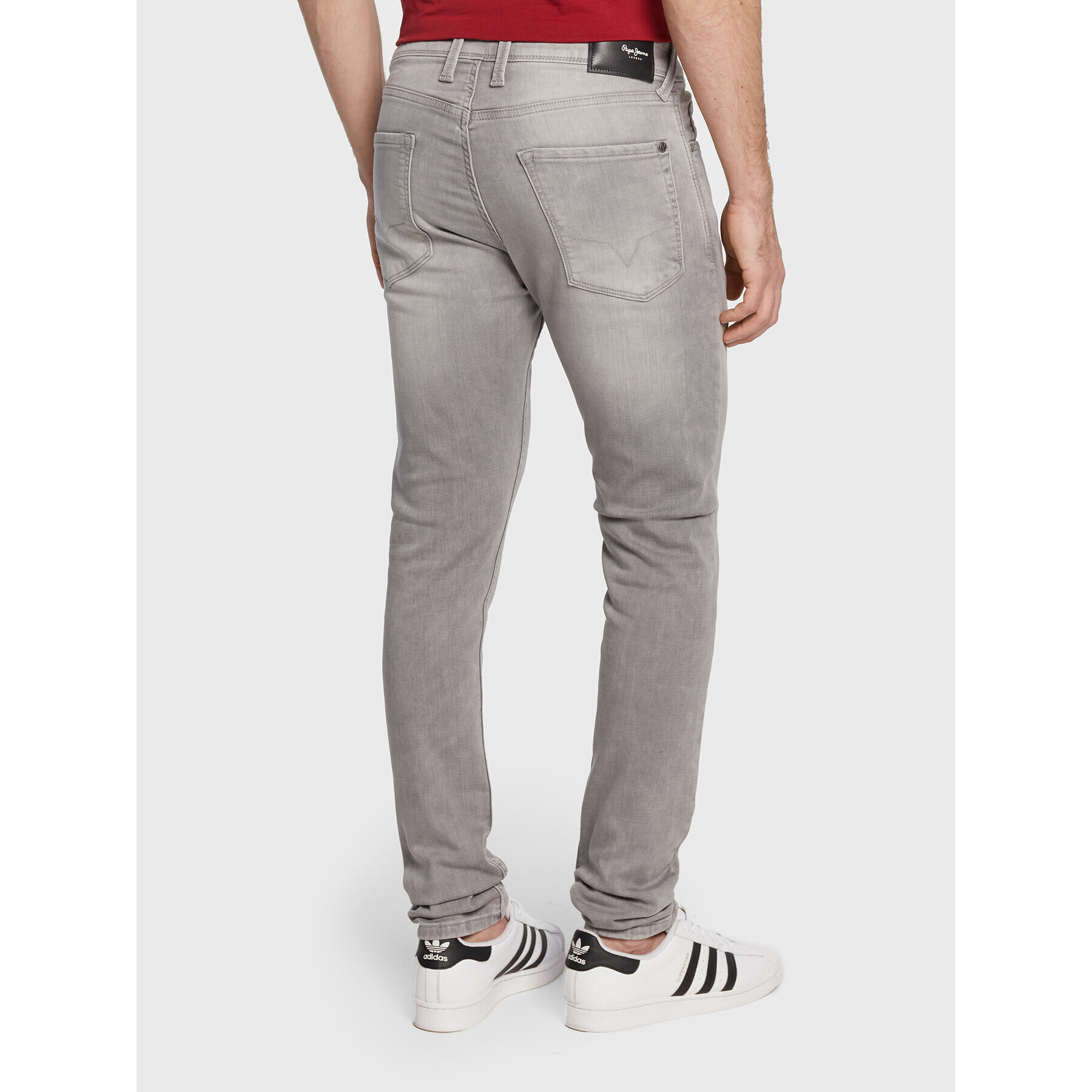 Pepe Jeans Blugi Finsbury PM206321 Gri Skinny Fit - Pled.ro